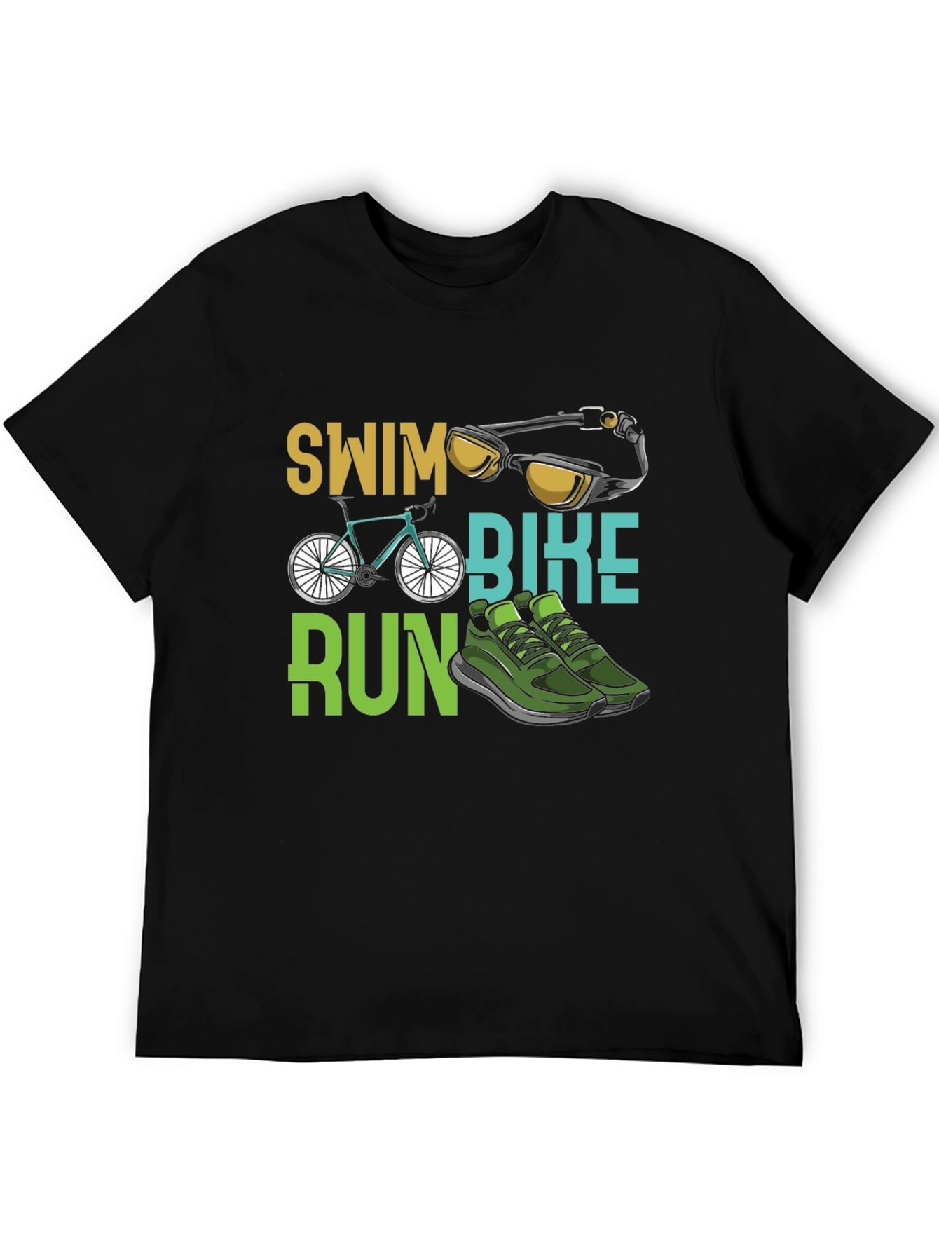 Triathlon Swim Bike Run T-Shirt