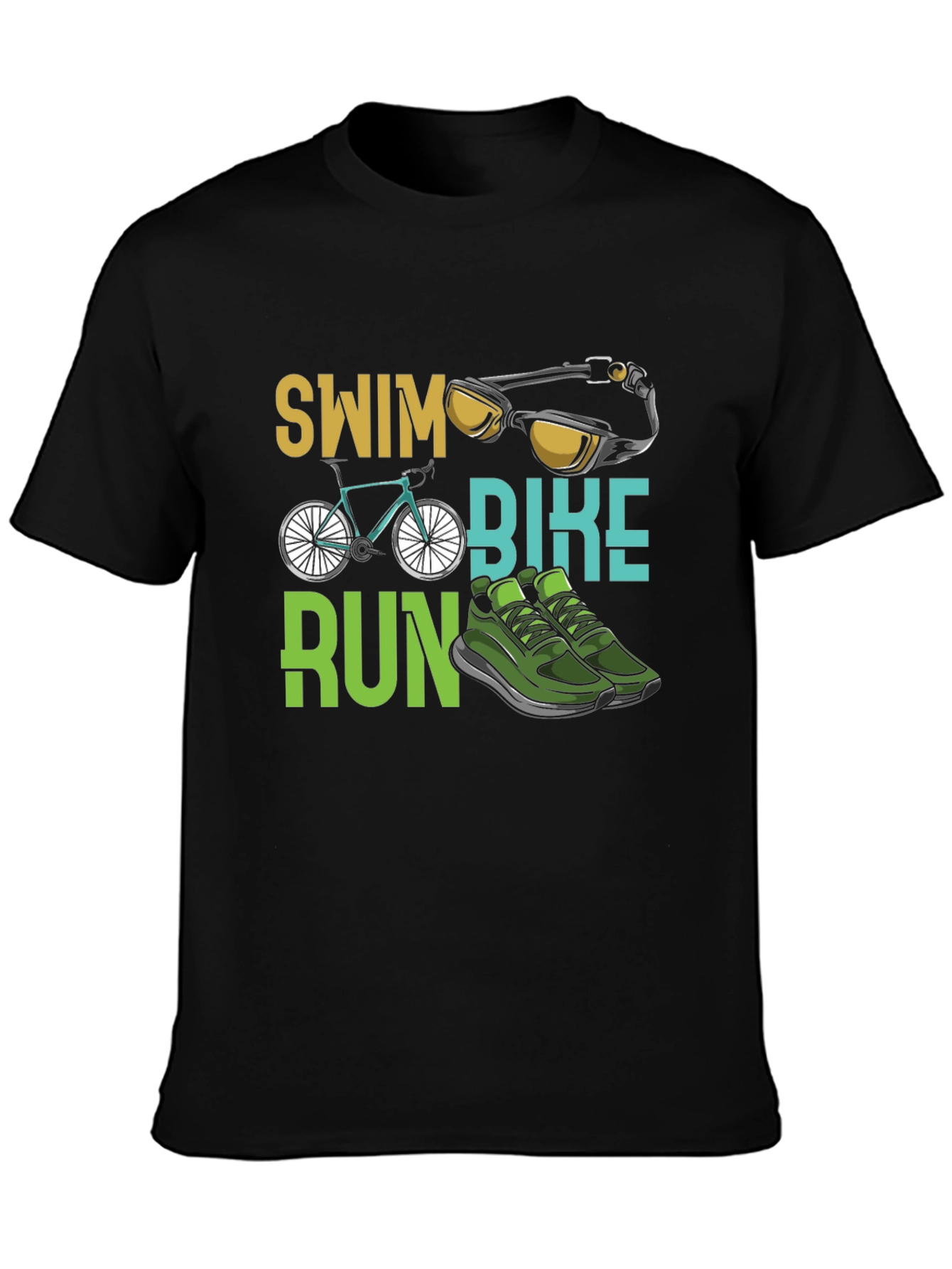 Triathlon Swim Bike Run T-Shirt