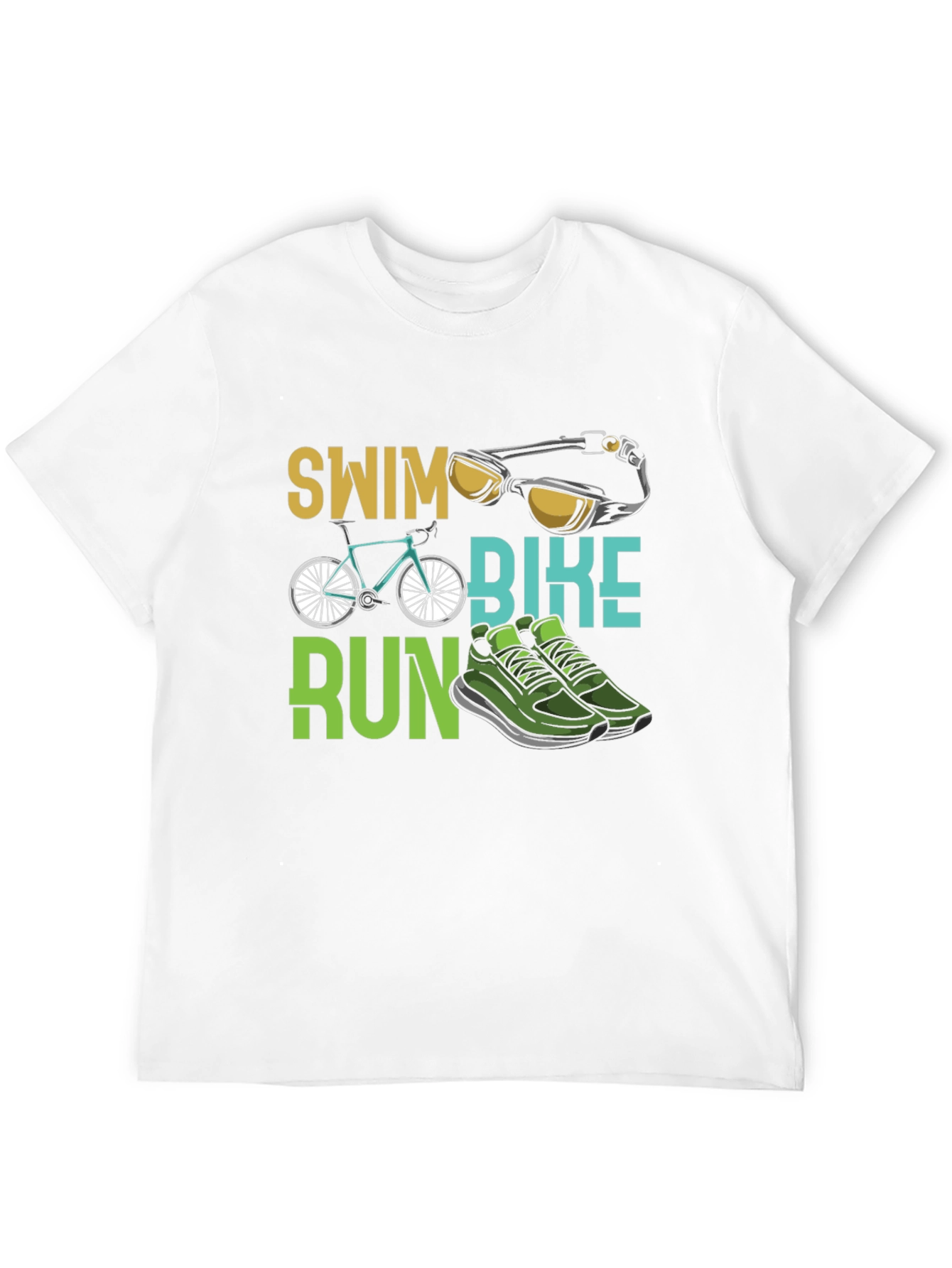 Triathlon Swim Bike Run T-Shirt