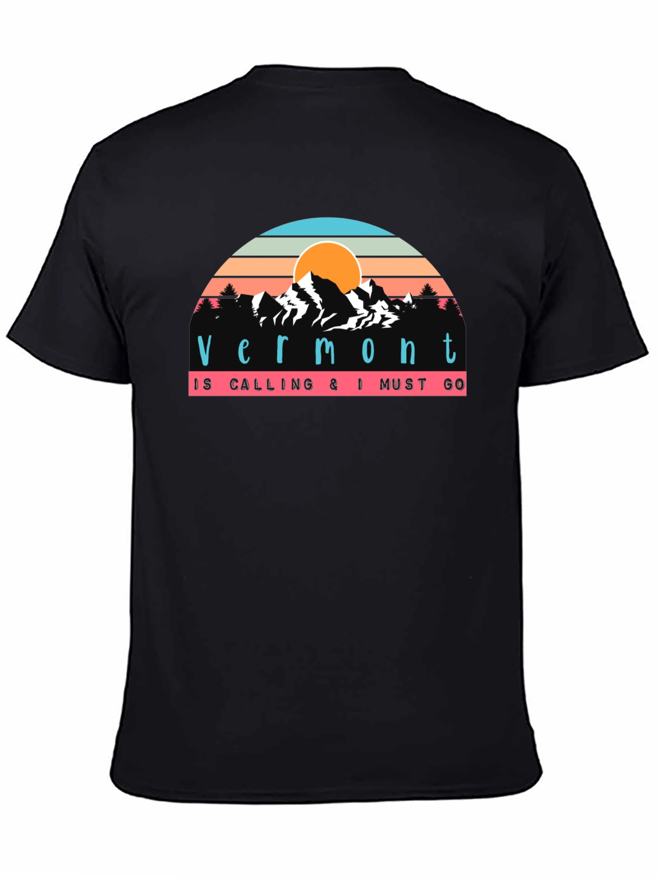 Vermont Calling T-Shirt - Retro Mountain Design