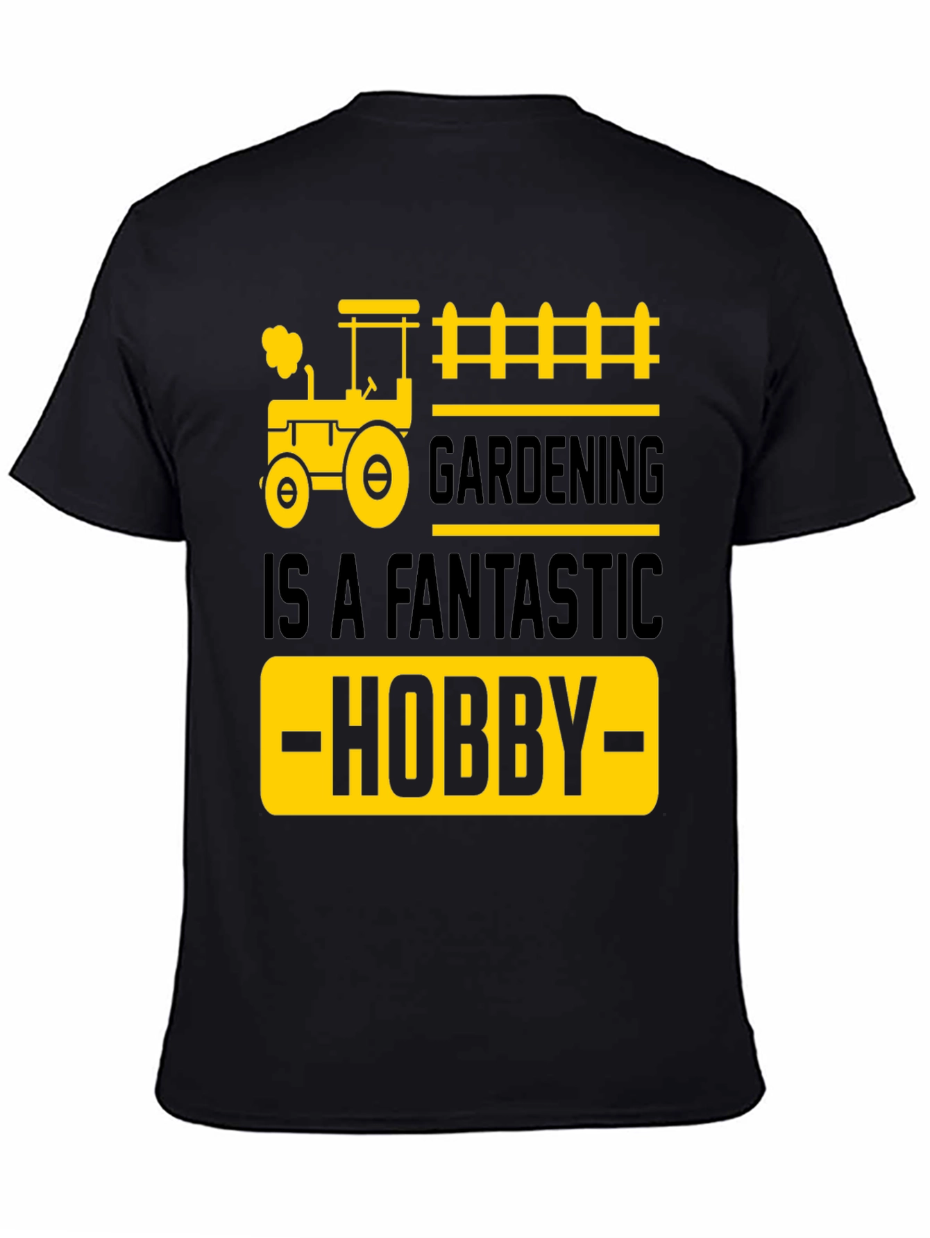 Gardening Hobby Black T-Shirt