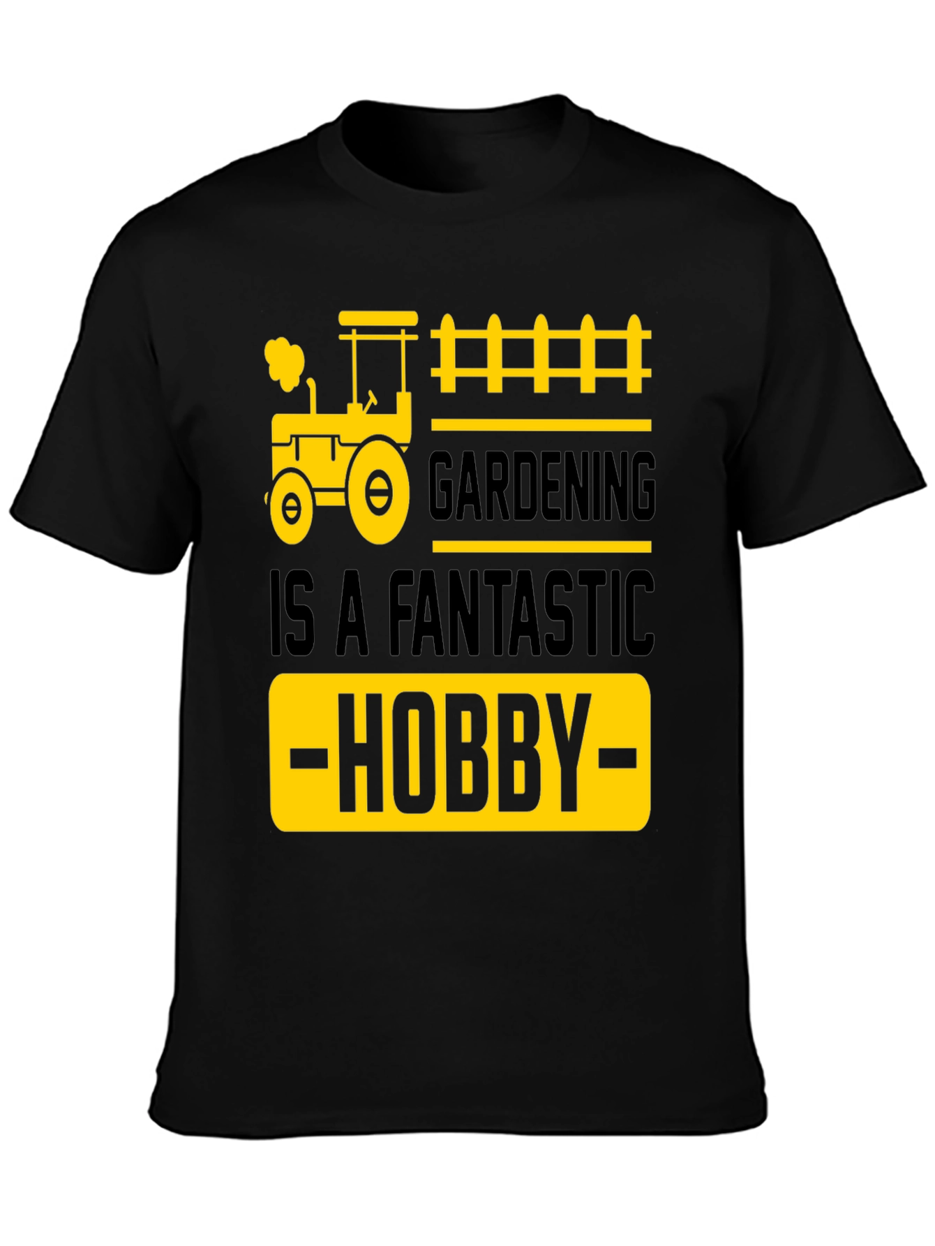 Gardening Hobby Black T-Shirt