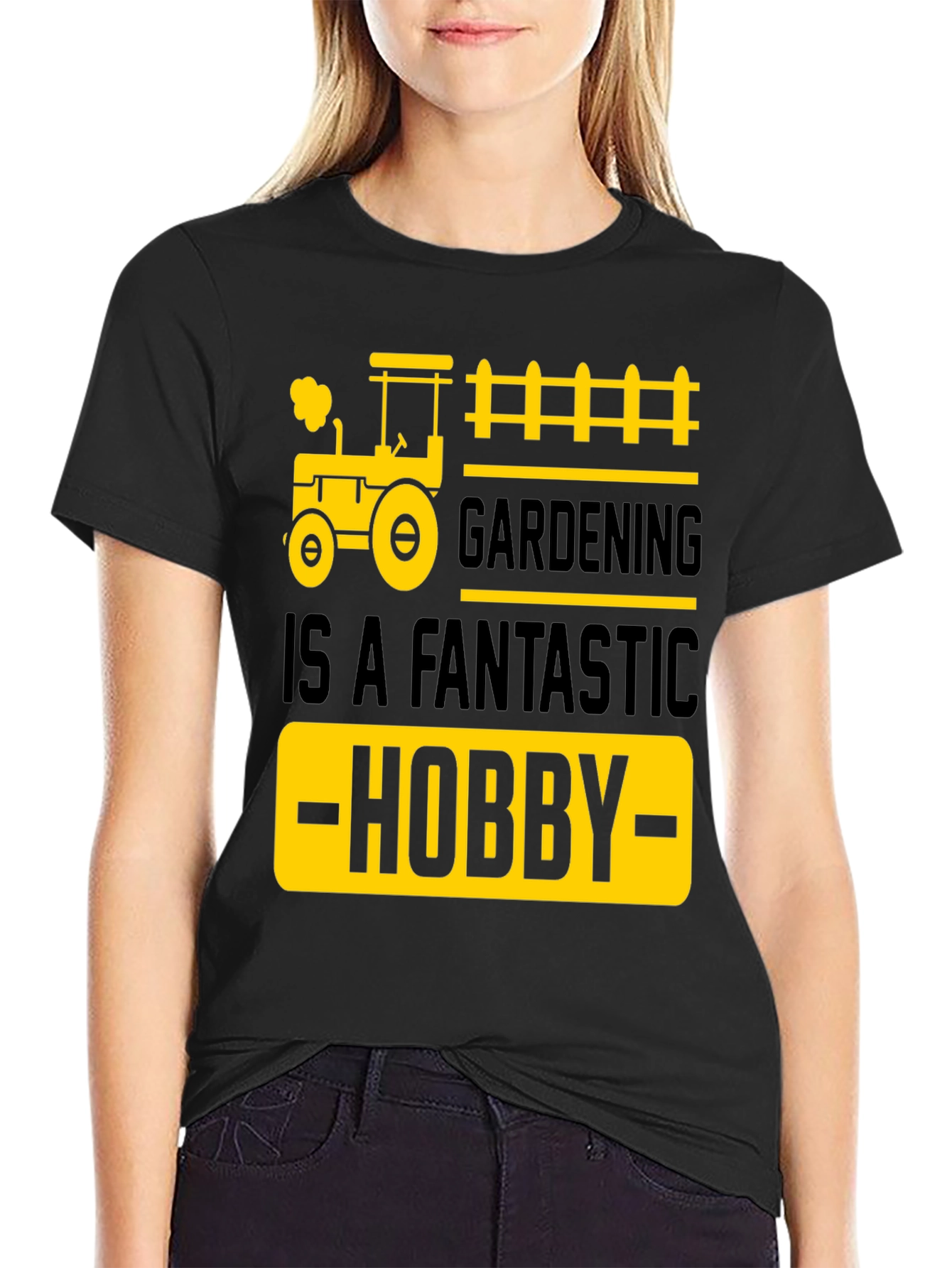 Gardening Hobby Black T-Shirt