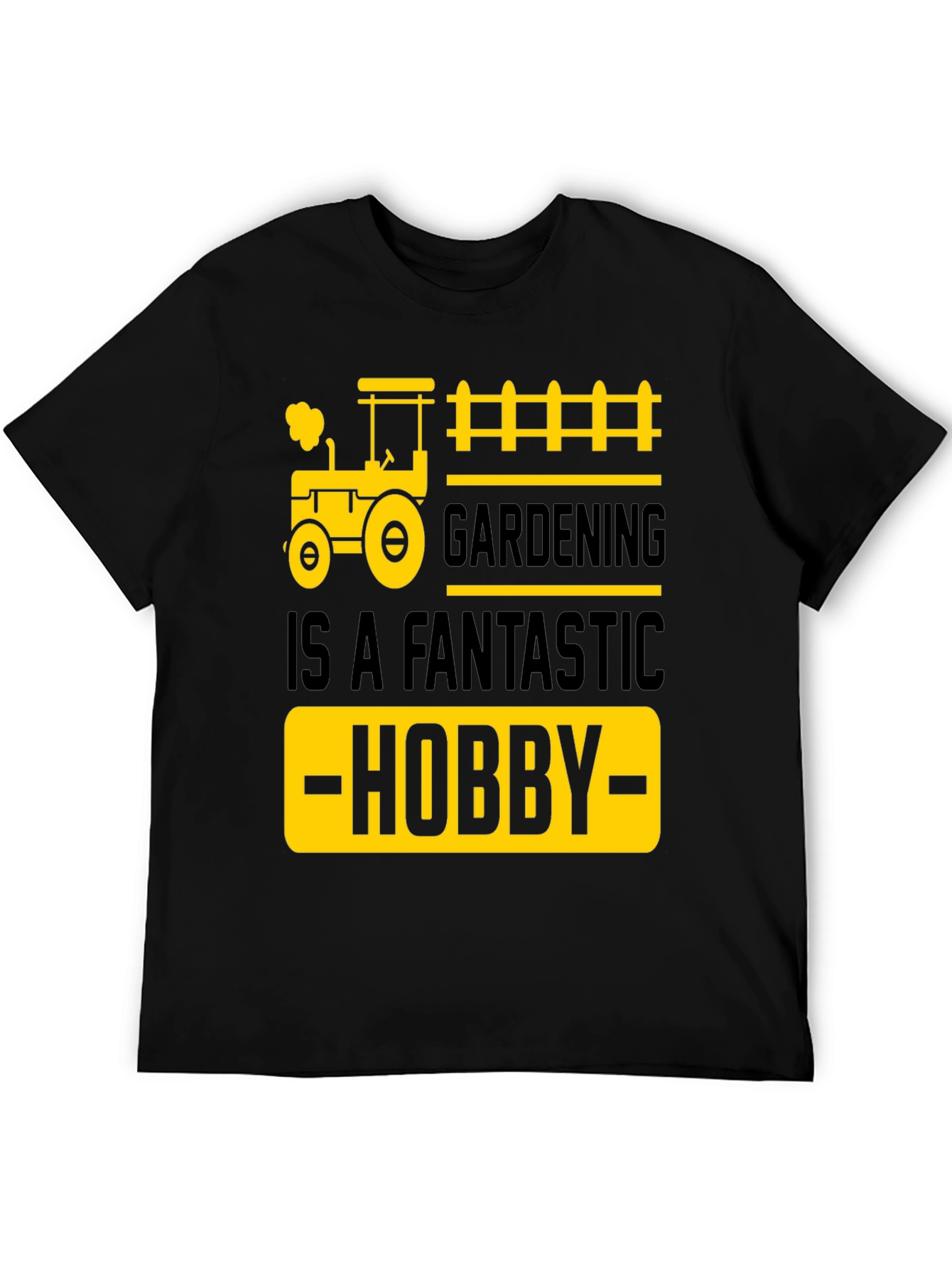 Gardening Hobby Black T-Shirt