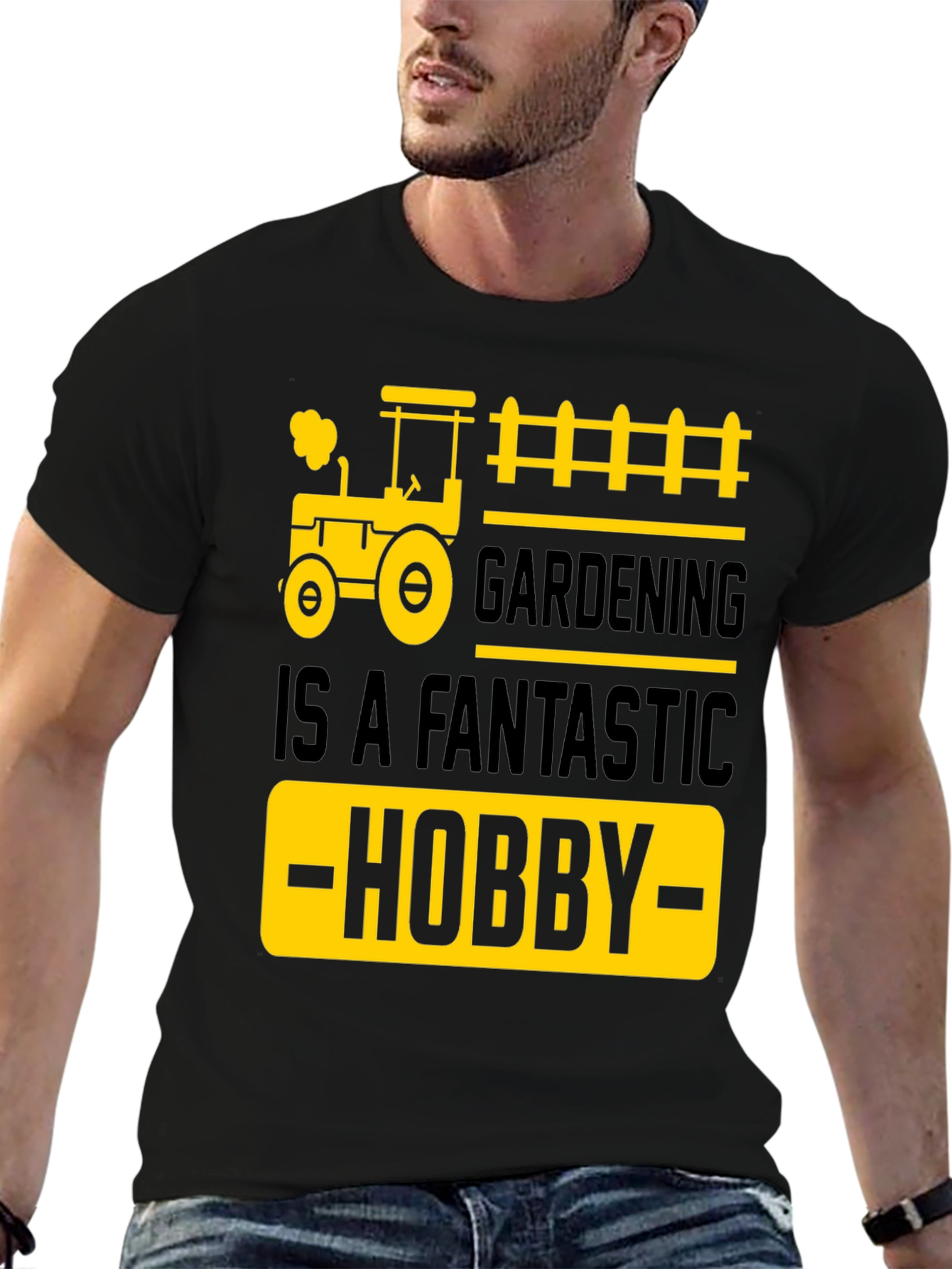 Gardening Hobby Black T-Shirt