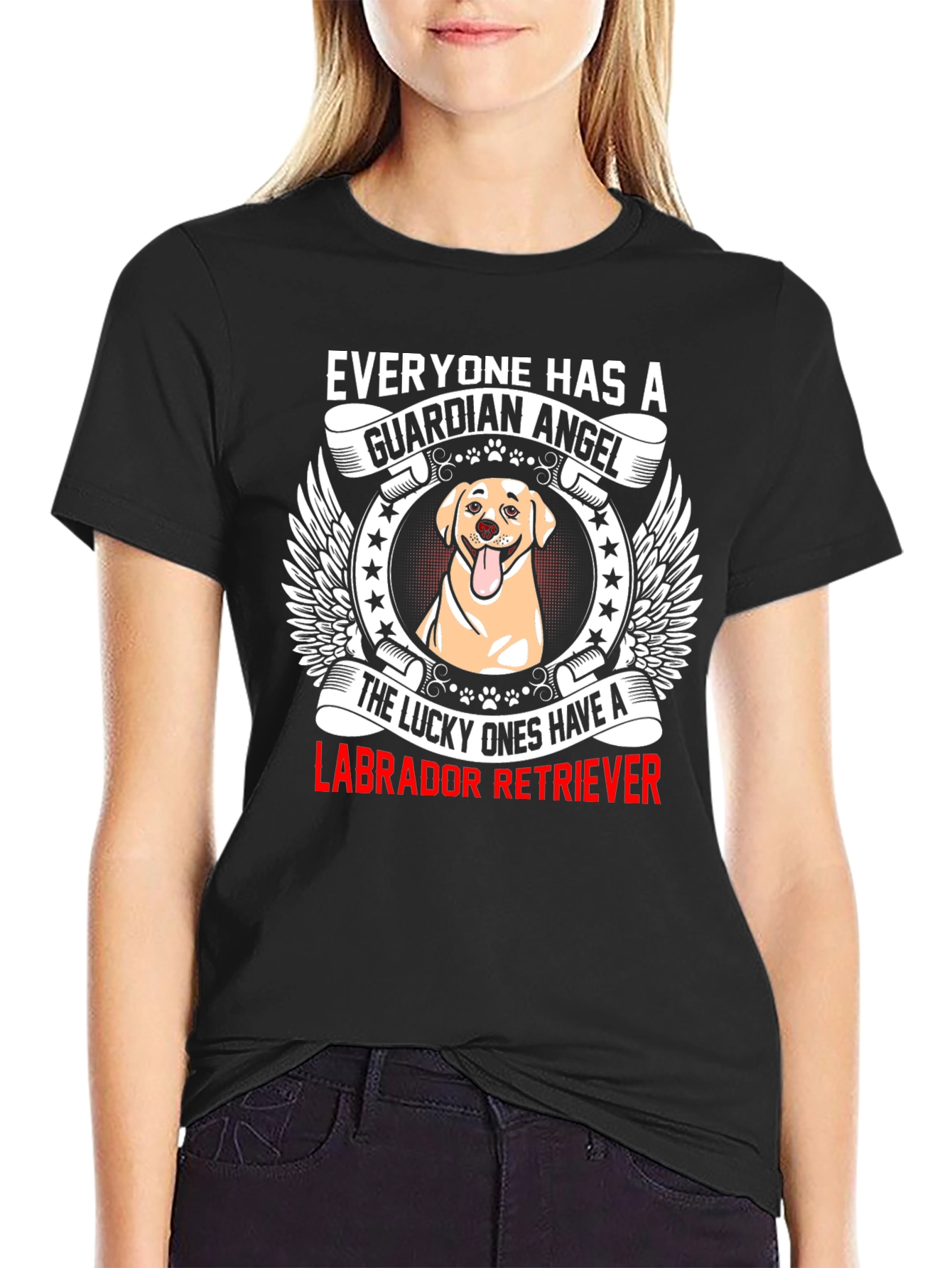 Labrador Retriever Guardian Angel T-Shirt