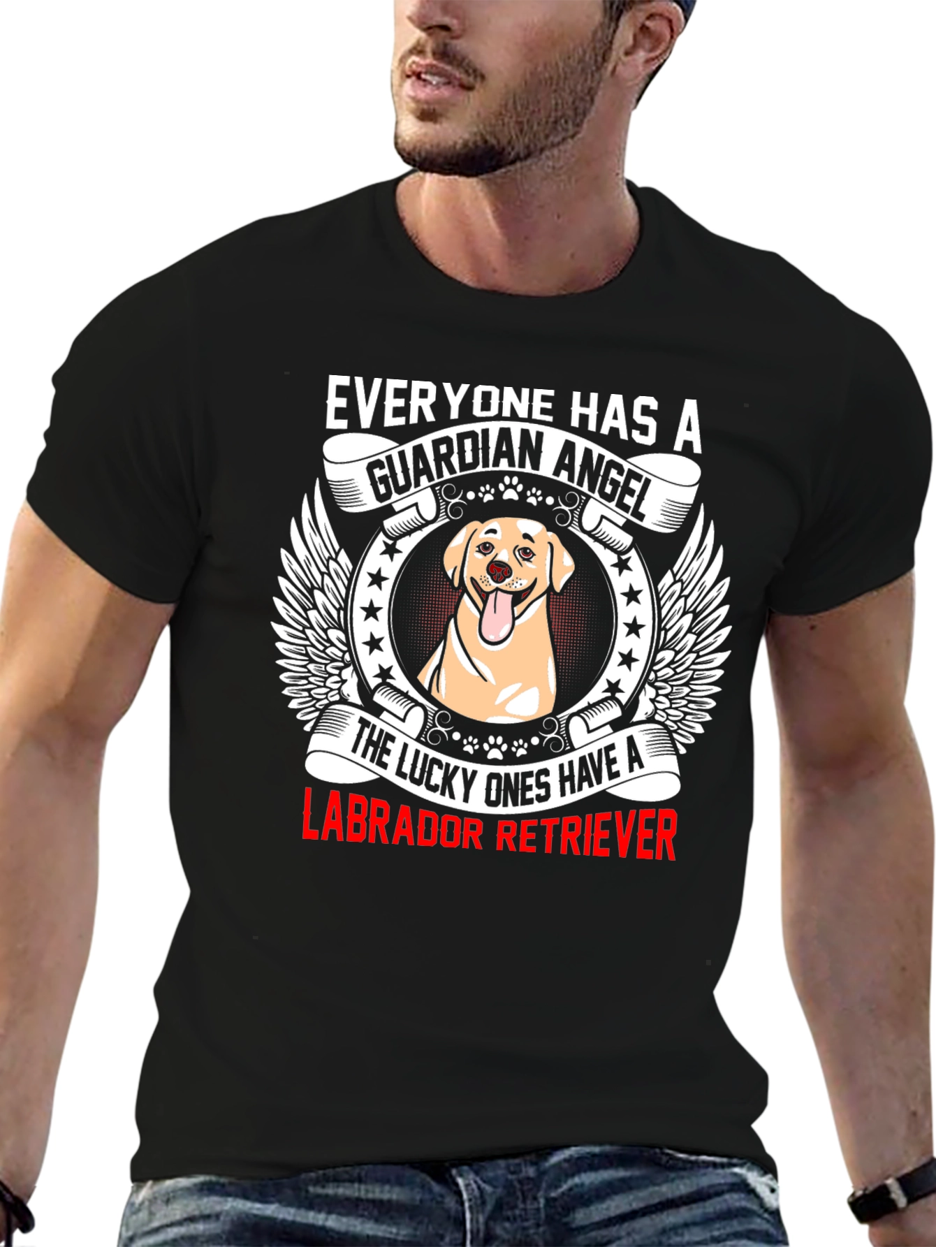 Labrador Retriever Guardian Angel T-Shirt