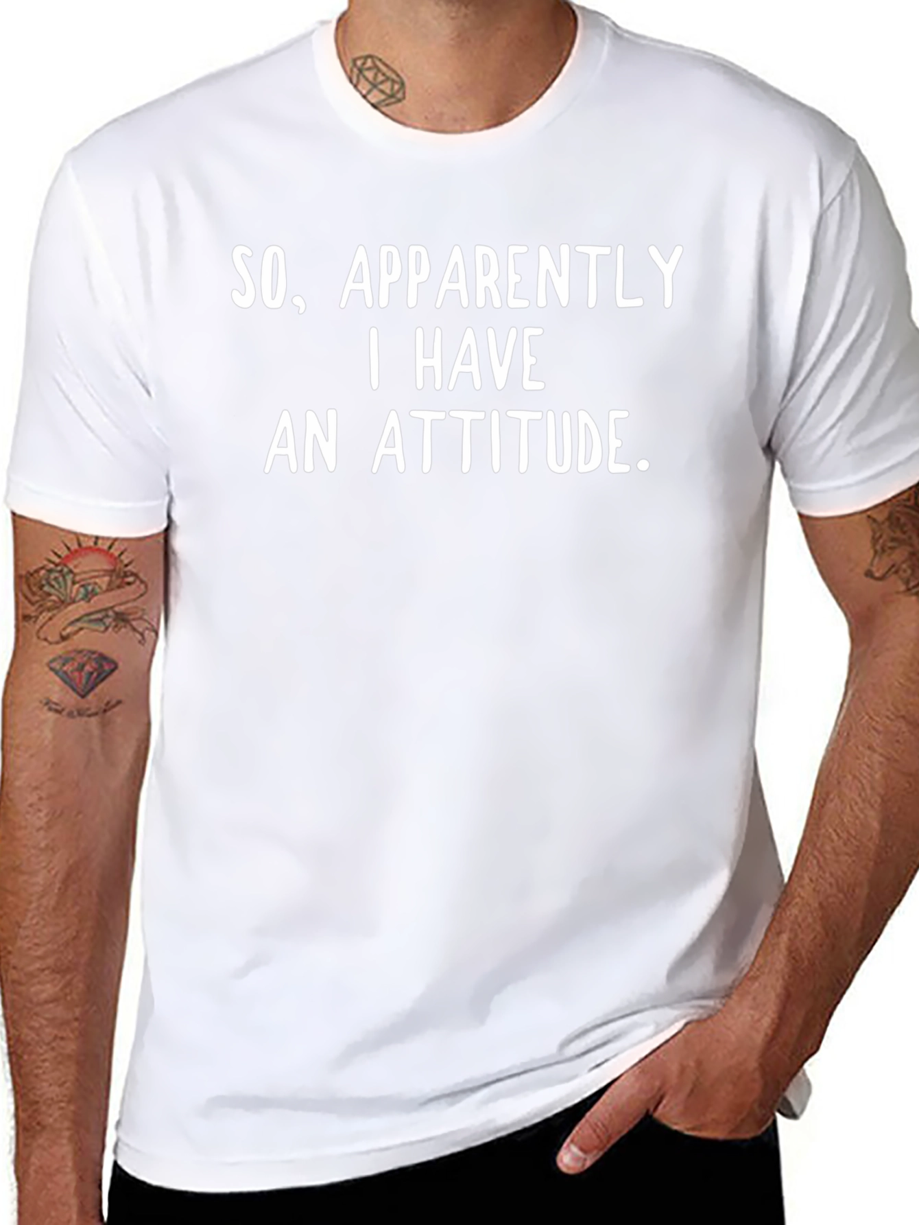 Attitude Statement T-Shirt - Sarcastic Humor Tee