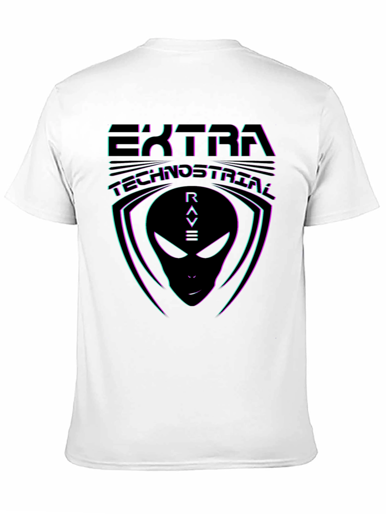 Extra Rave Alien Graphic T-Shirt