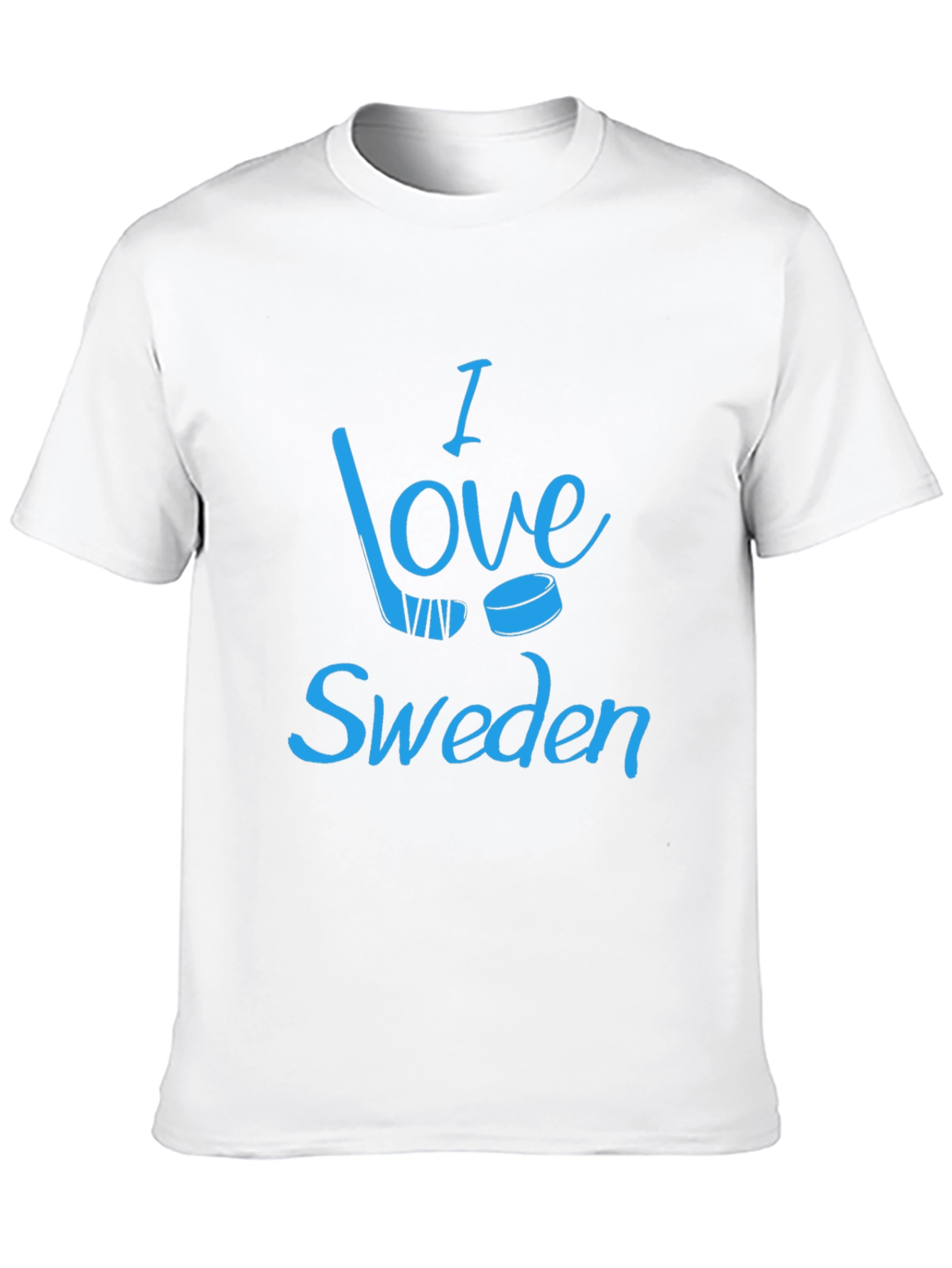 I Love Sweden Hockey T-Shirt