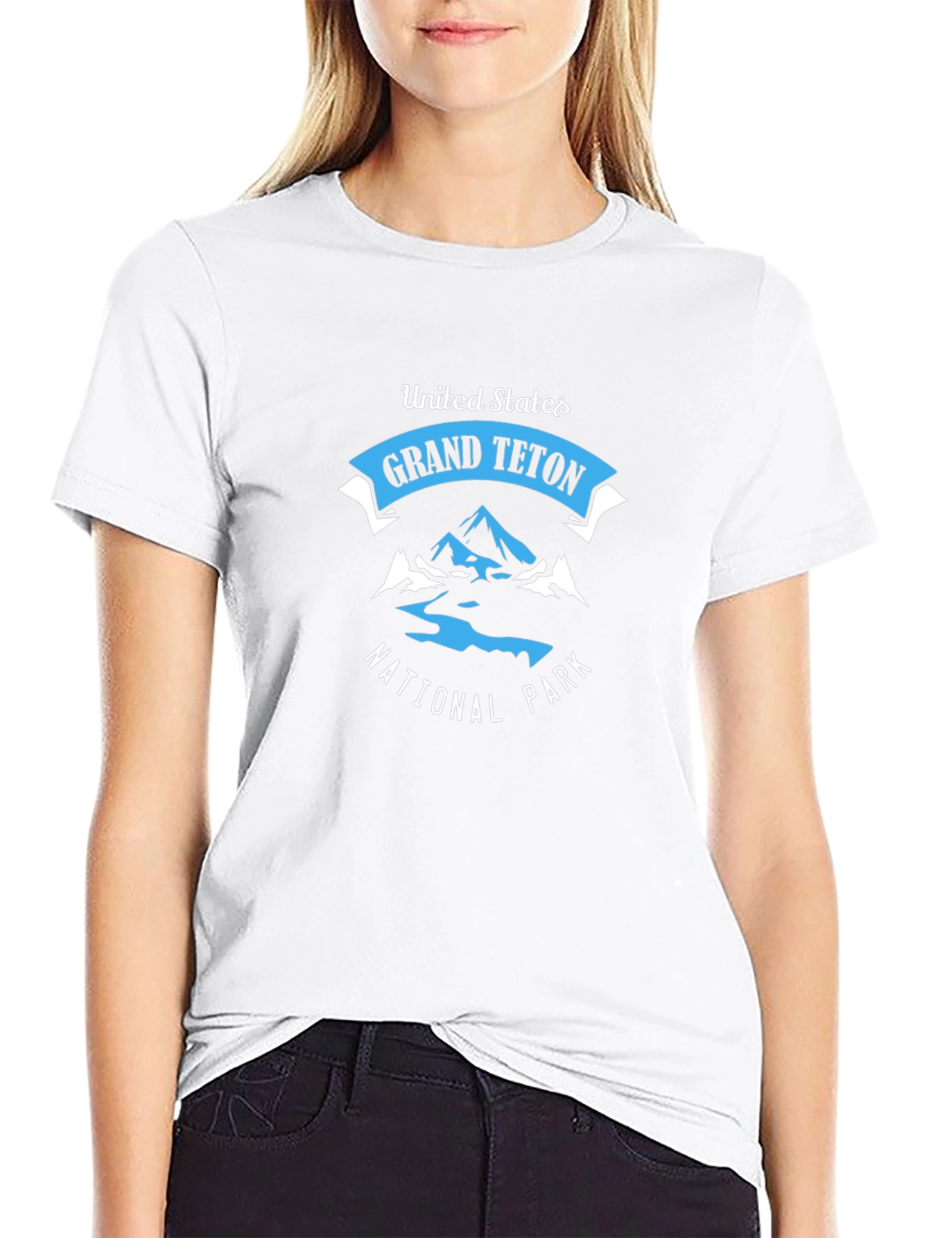 Grand Teton National Park Black T-Shirt
