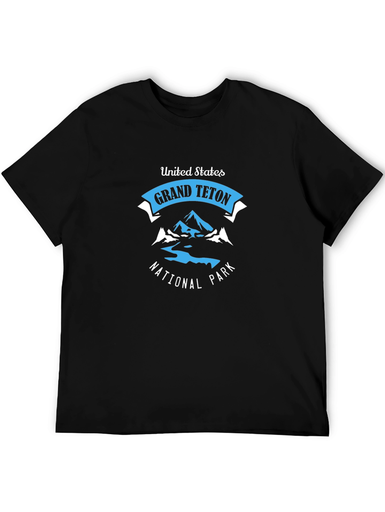 Grand Teton National Park Black T-Shirt