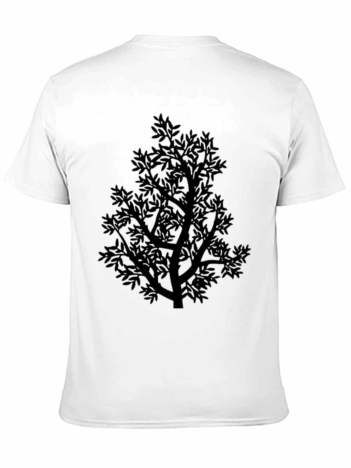 Nature Inspired Black Tree Graphic Tee