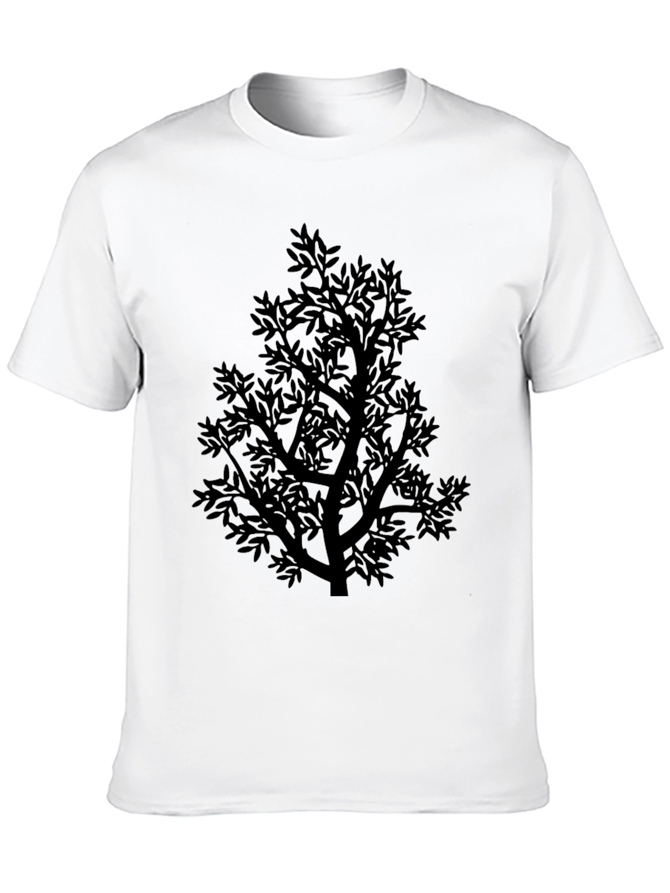 Nature Inspired Black Tree Graphic Tee