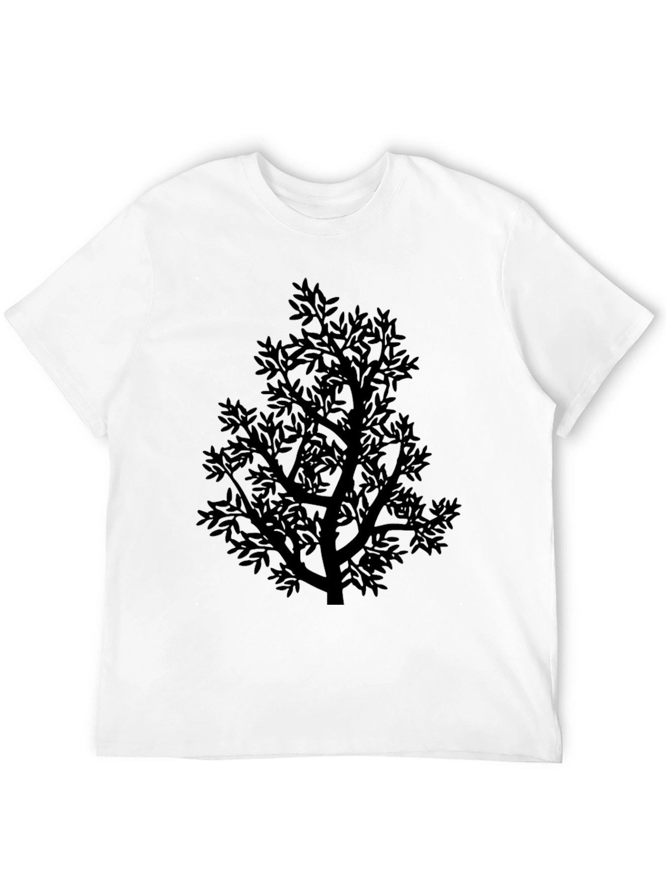 Nature Inspired Black Tree Graphic Tee