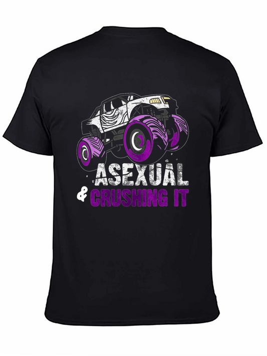 Asexual Crushing It Monster Truck T-Shirt