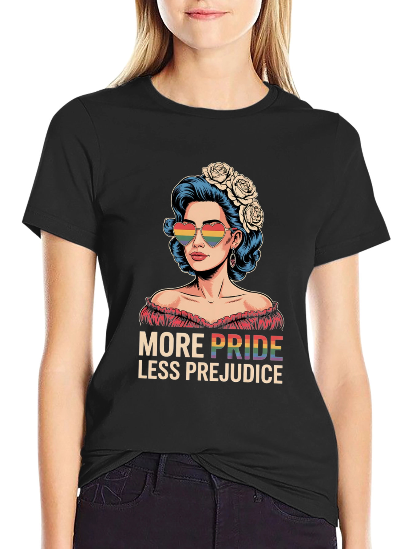 Pride T-Shirt: More Pride Less Prejudice
