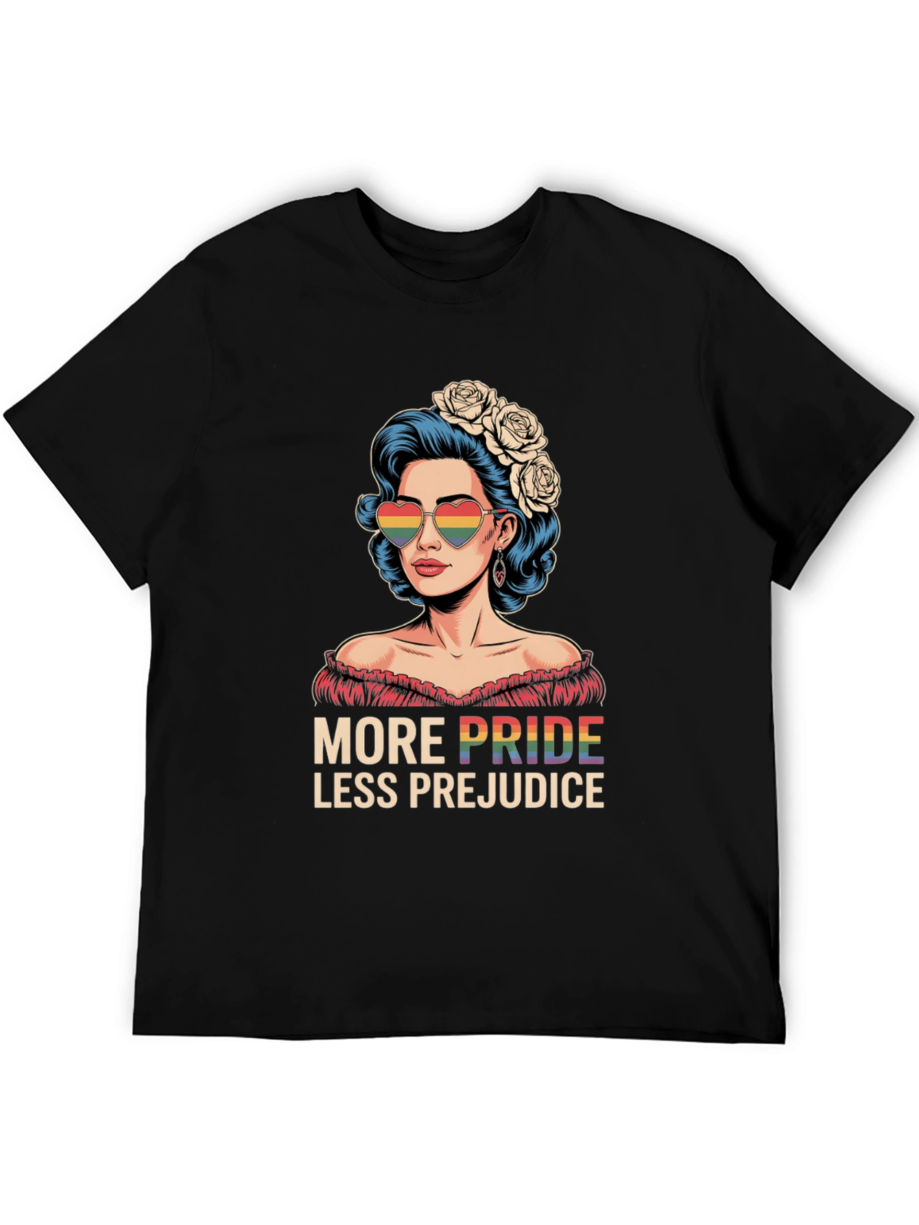 Pride T-Shirt: More Pride Less Prejudice