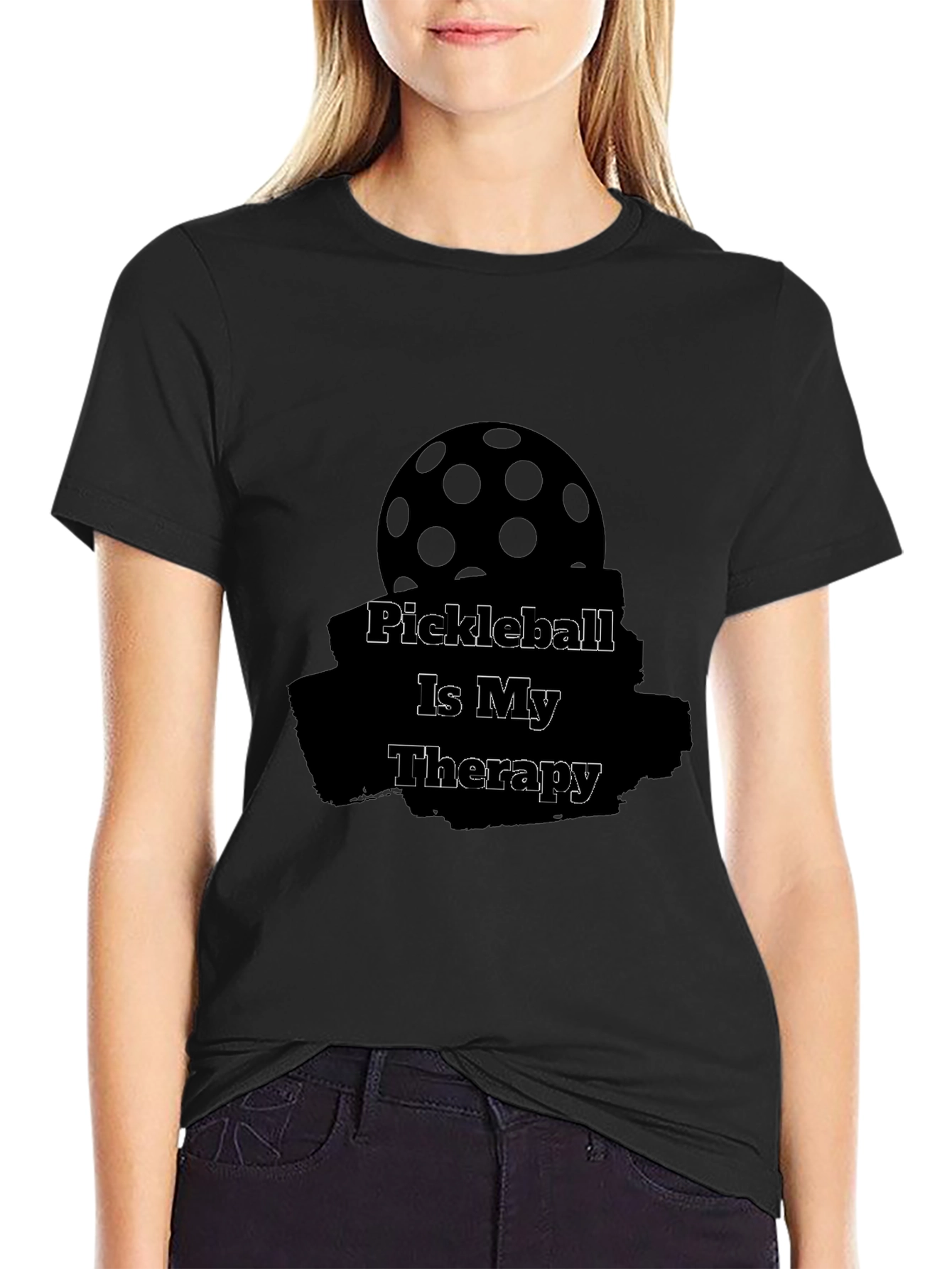 Pickleball is My Therapy T-Shirt | Sports Apparel