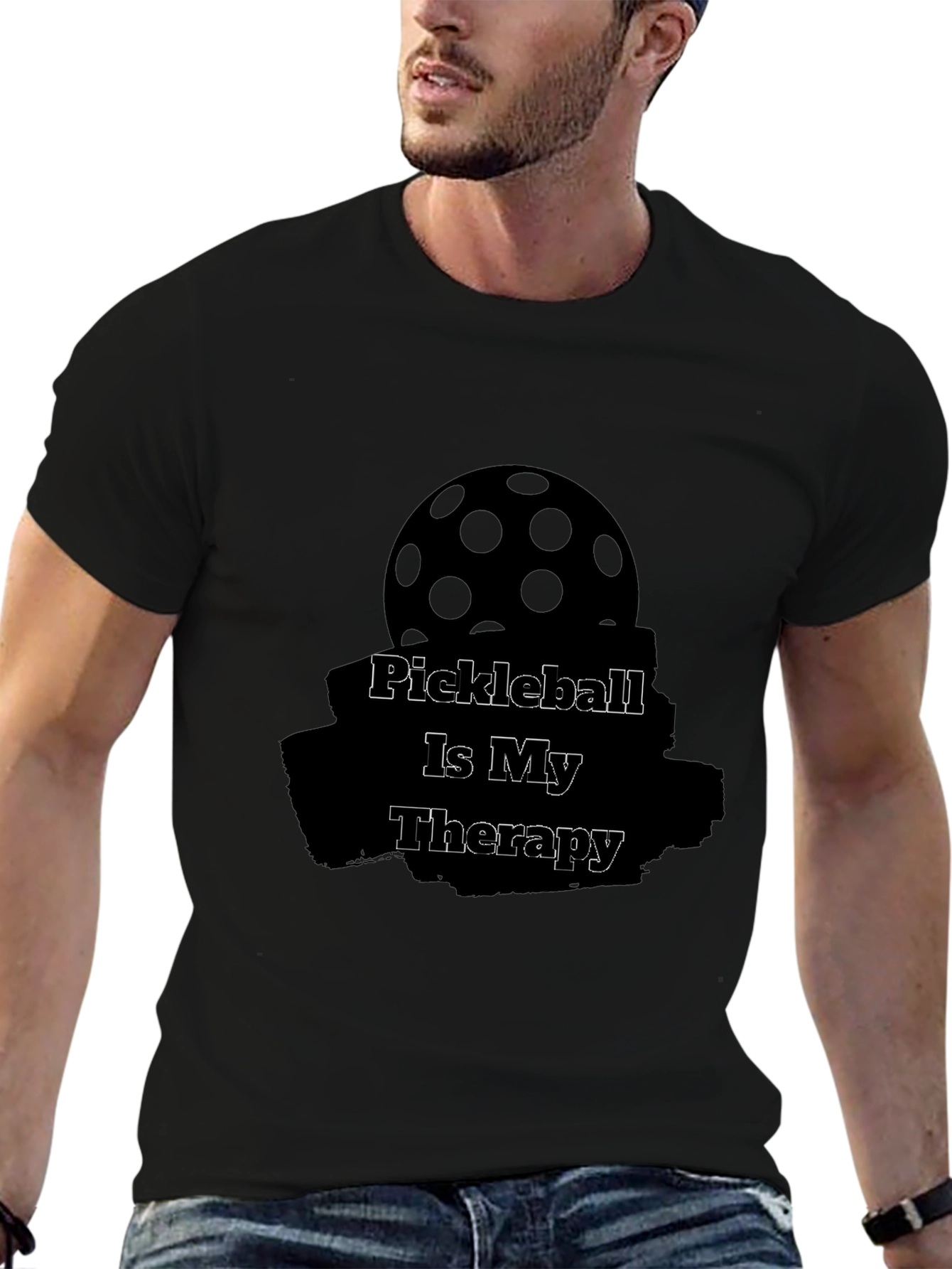 Pickleball is My Therapy T-Shirt | Sports Apparel