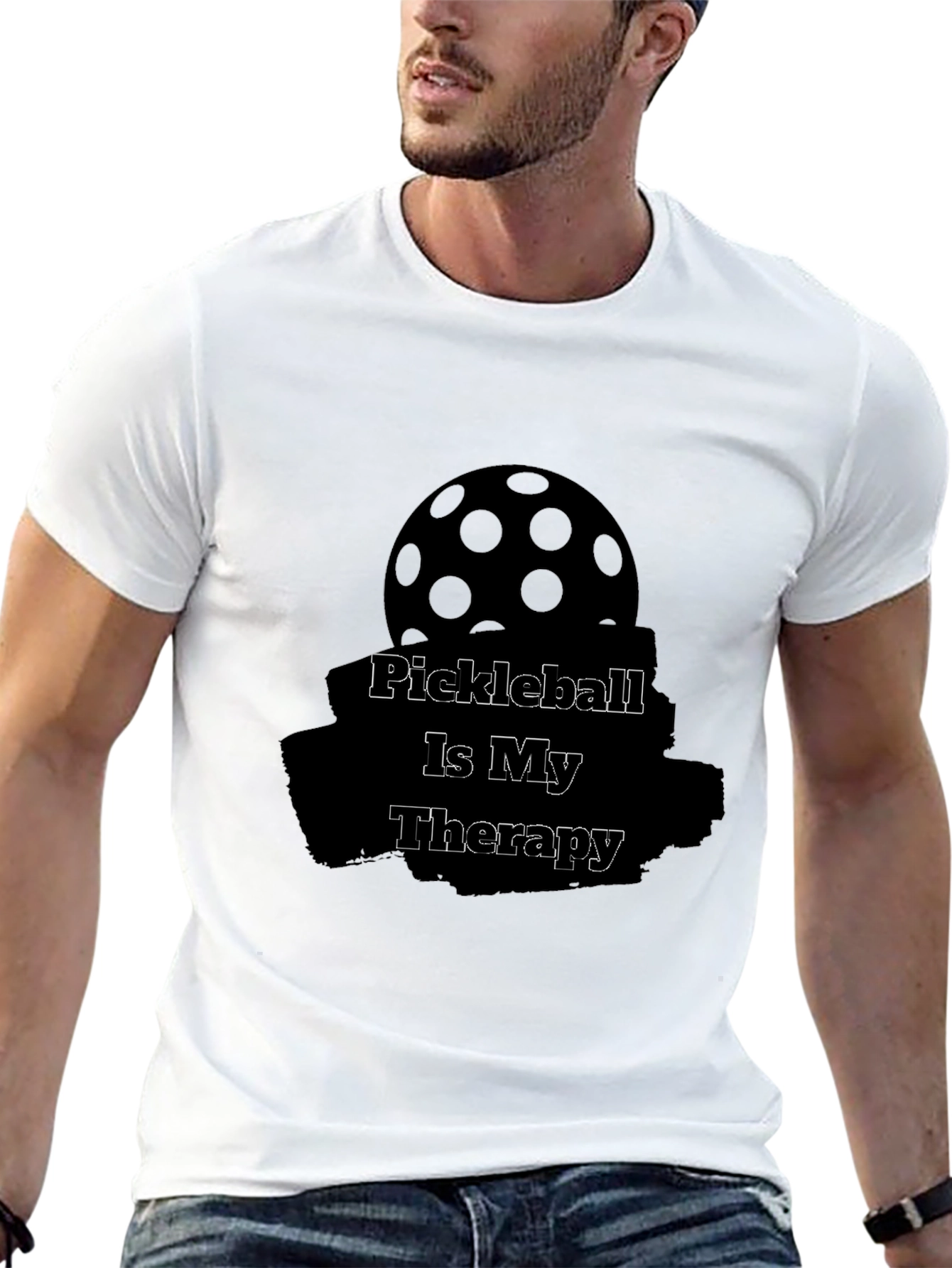 Pickleball is My Therapy T-Shirt | Sports Apparel