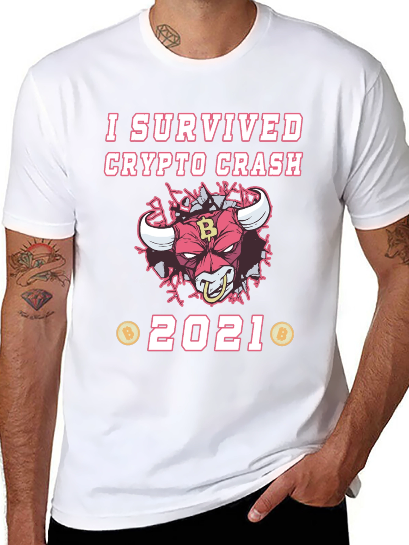 Crypto Crash Survivor 2021 T-Shirt