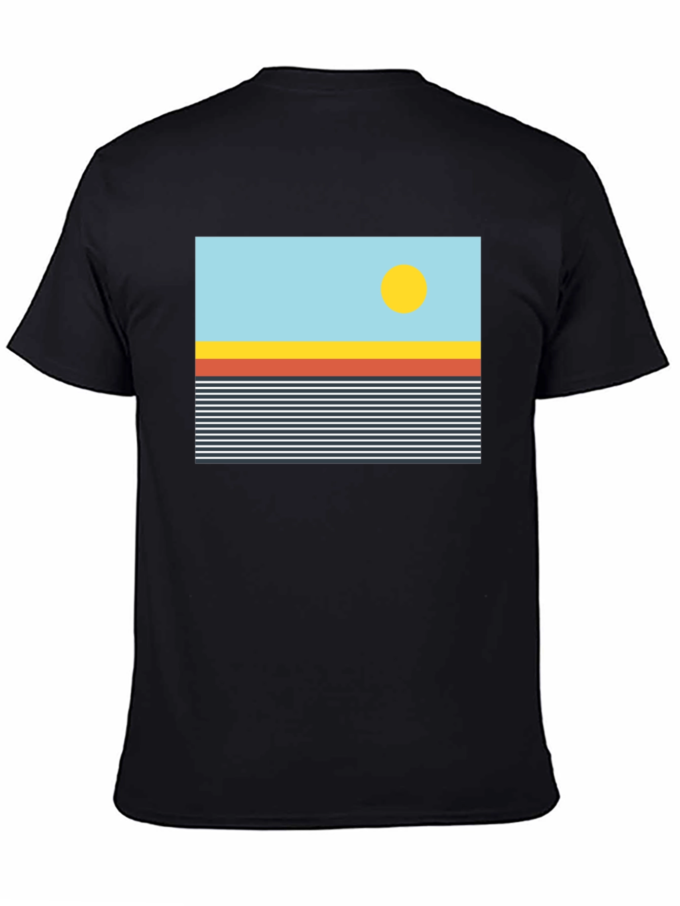 Retro Sunset Graphic T-Shirt - Stylish Casual Tee