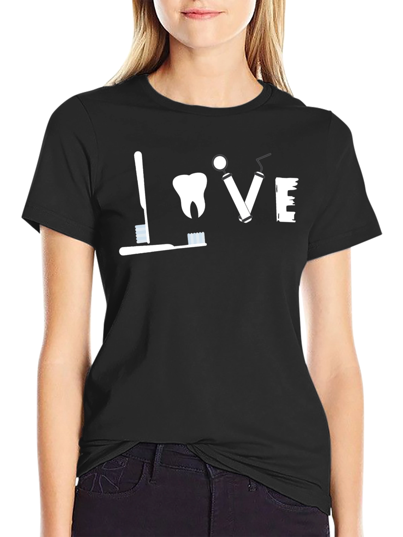 Dental Love Graphic T-Shirt - Dentist Inspired Tee