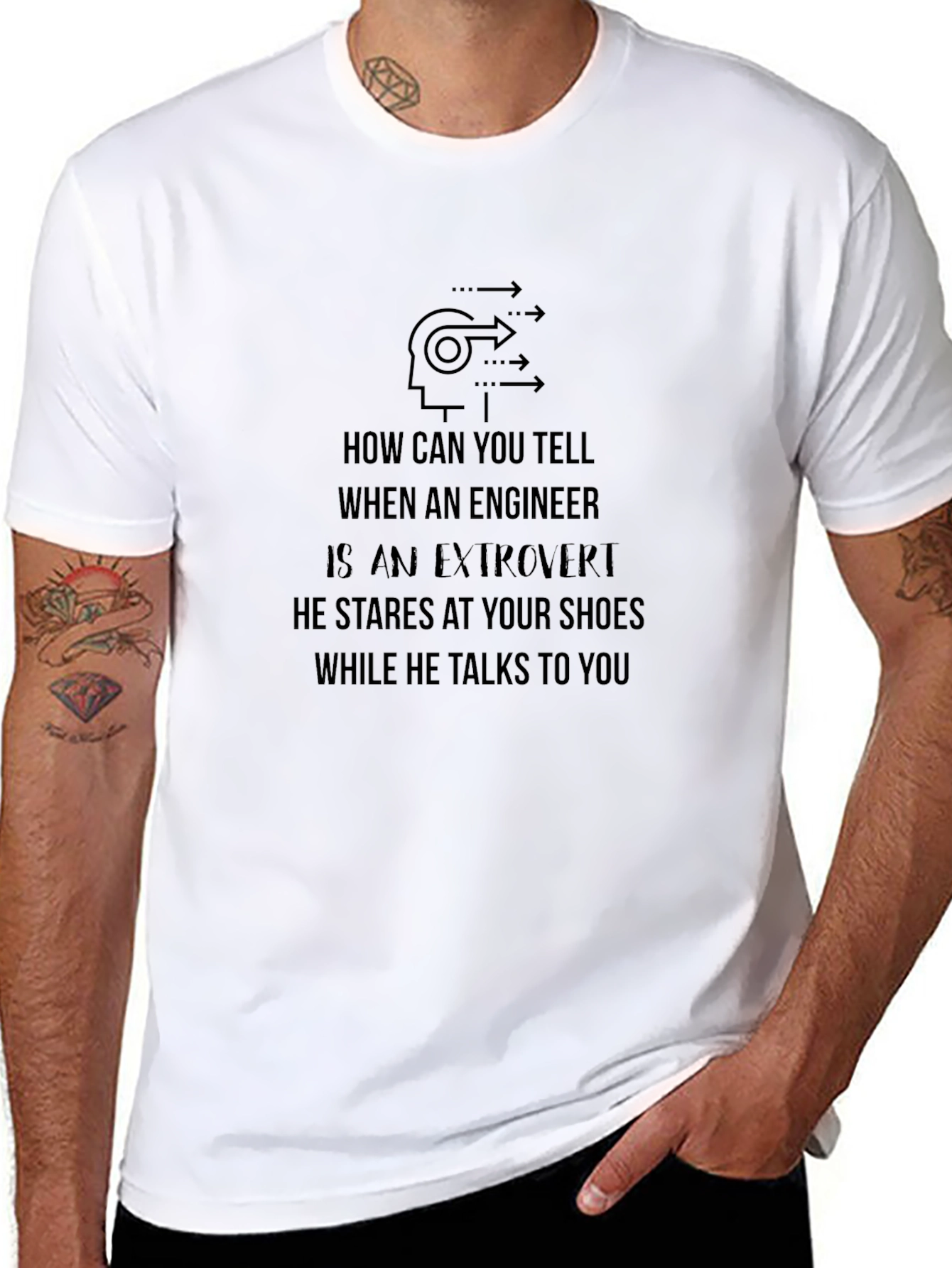 Engineer Extrovert T-Shirt - Funny Joke