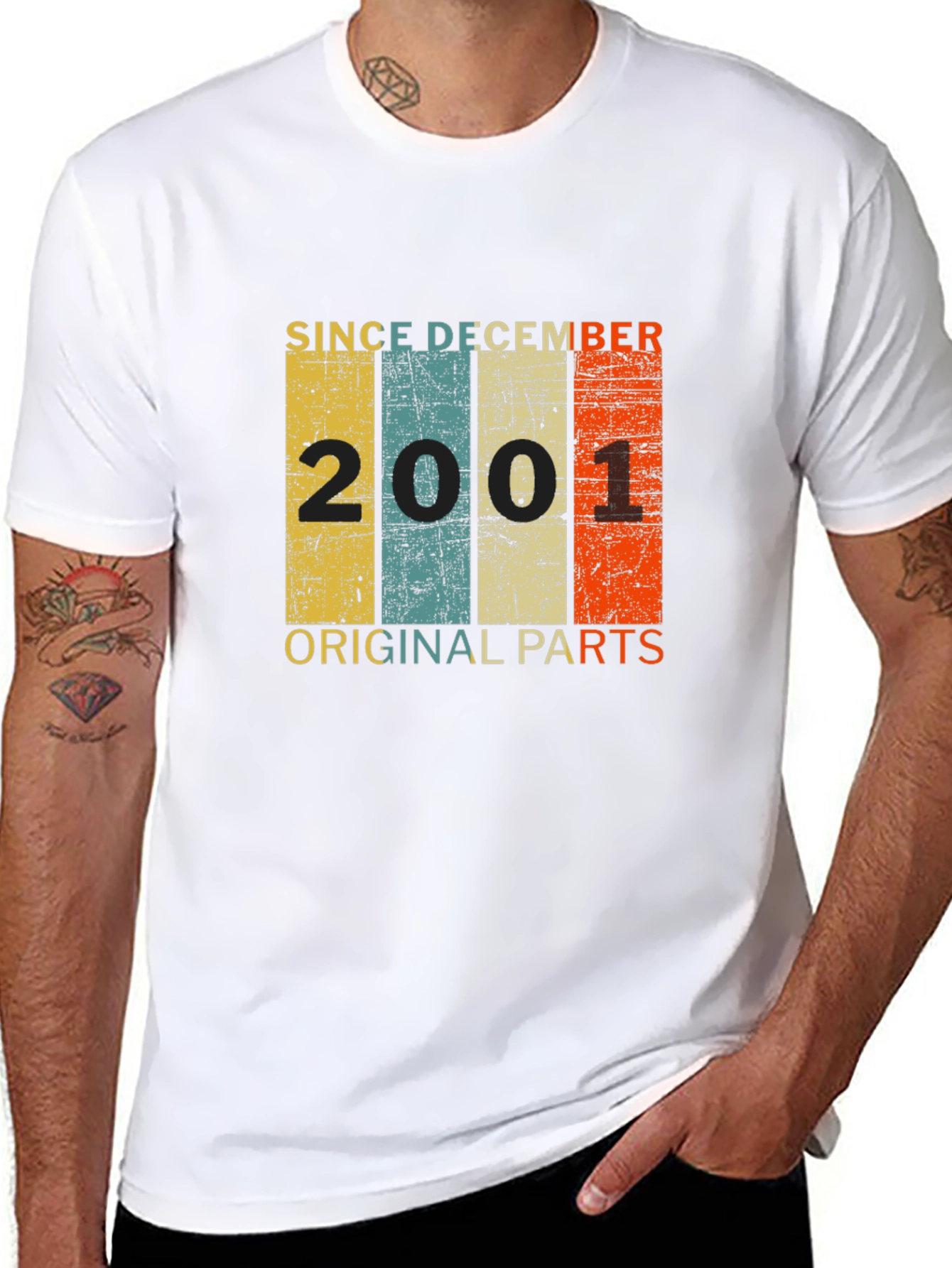 Since December 2001 Original Parts T-Shirt
