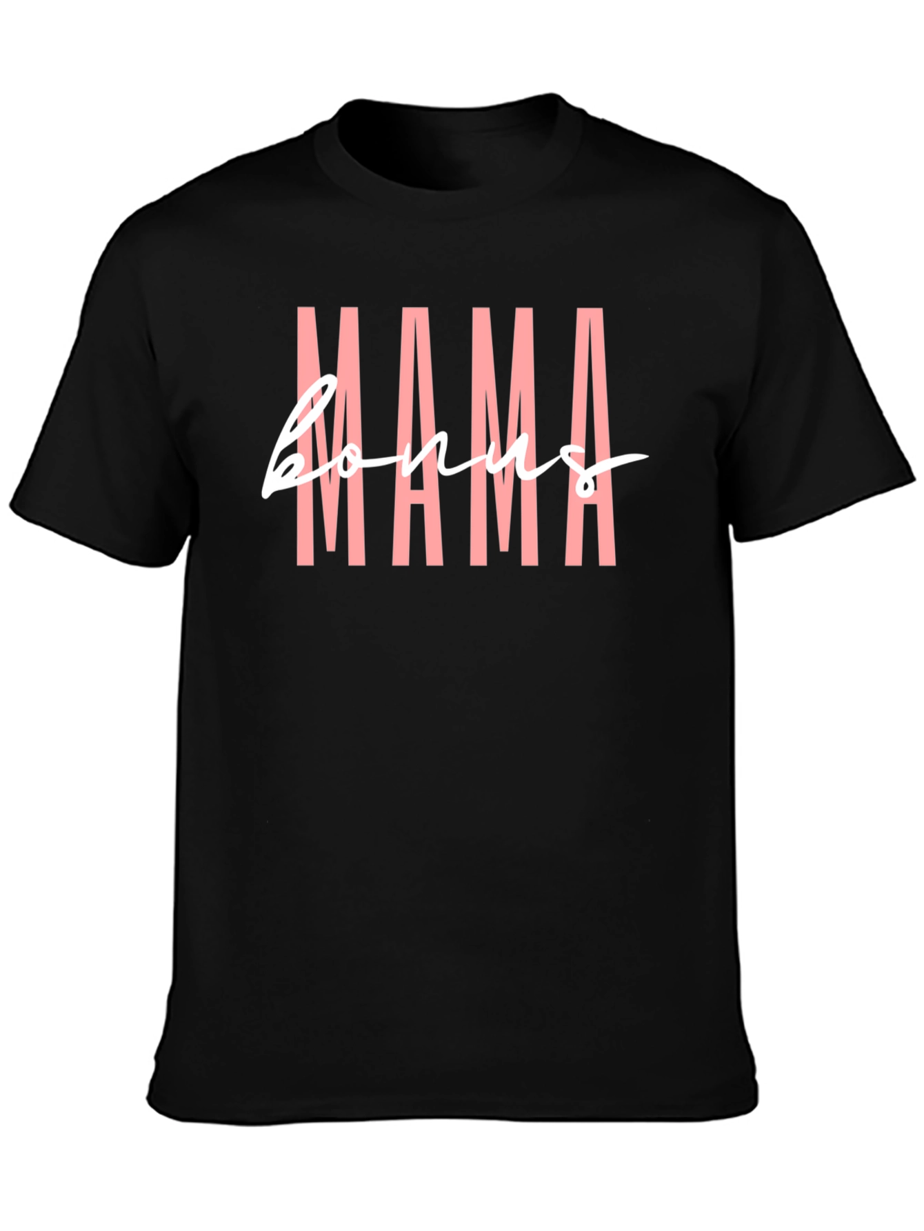 Bonus Mama Graphic Tee - Black