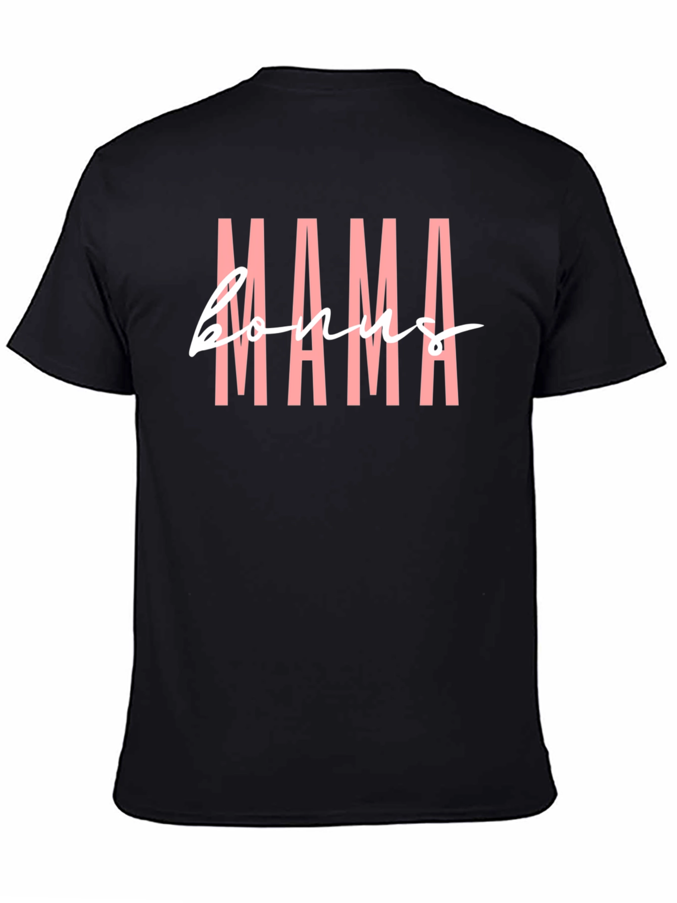 Bonus Mama Graphic Tee - Black