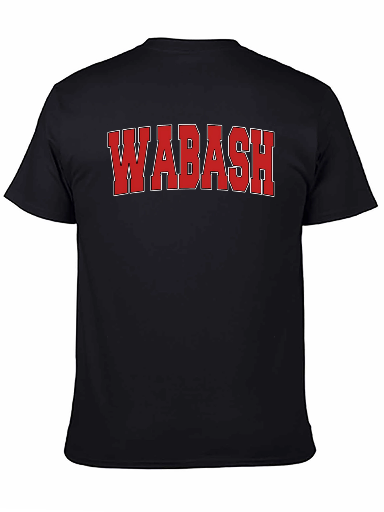 Wabash T-Shirt Black College Apparel