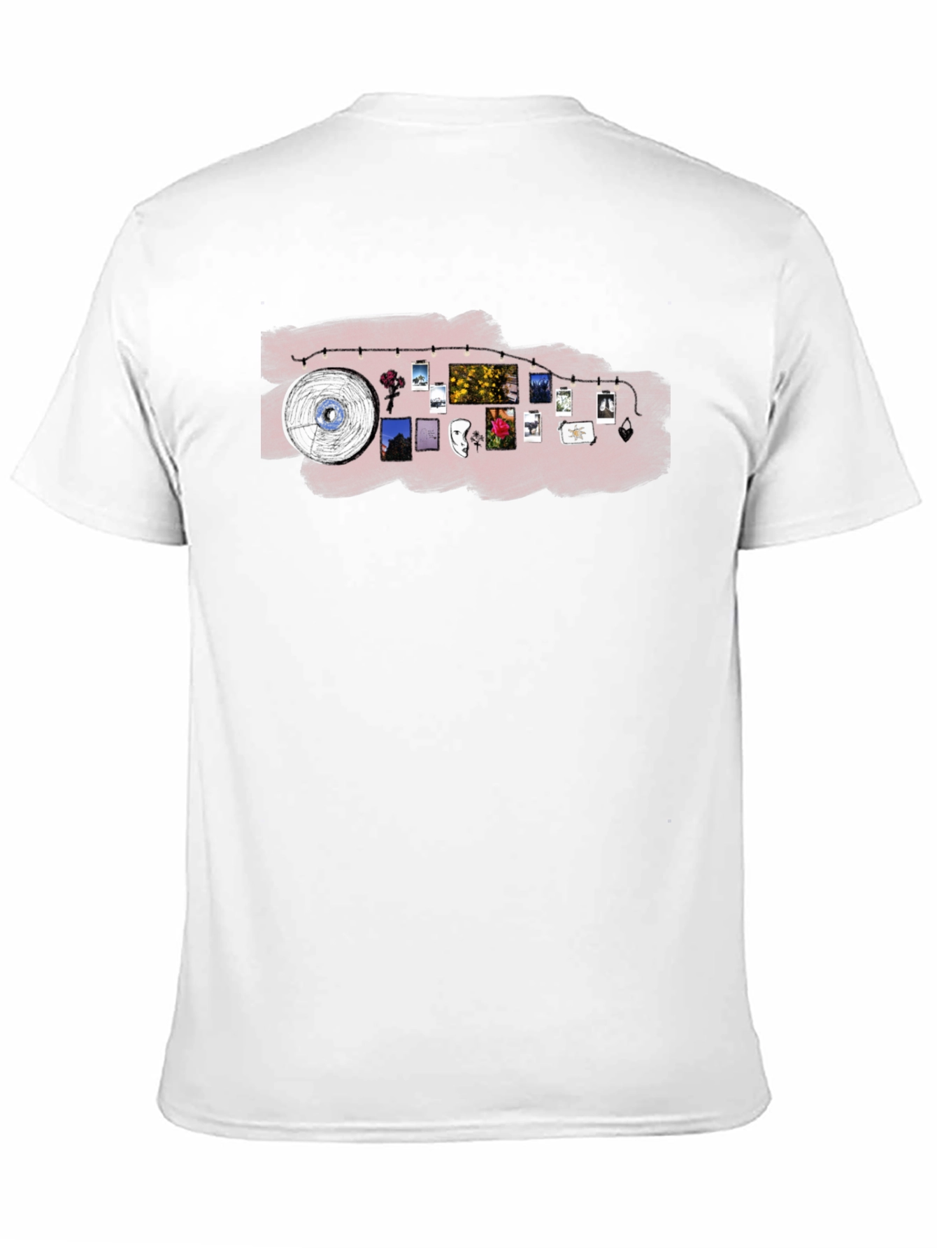 Artsy Retro Music and Photo T-Shirt