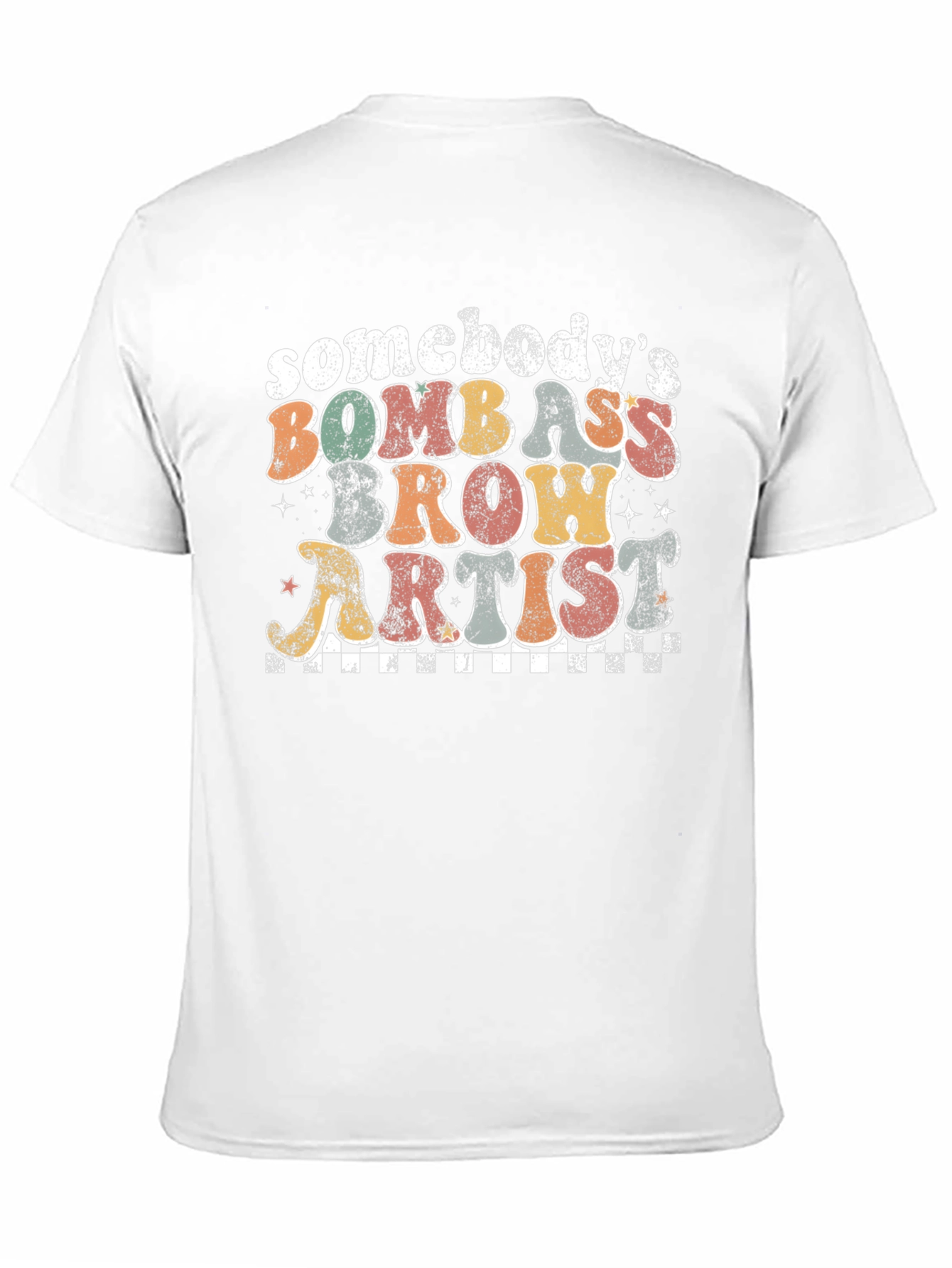 Bomb Ass Brow Artist Graphic T-Shirt
