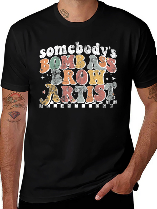 Bomb Ass Brow Artist Graphic T-Shirt