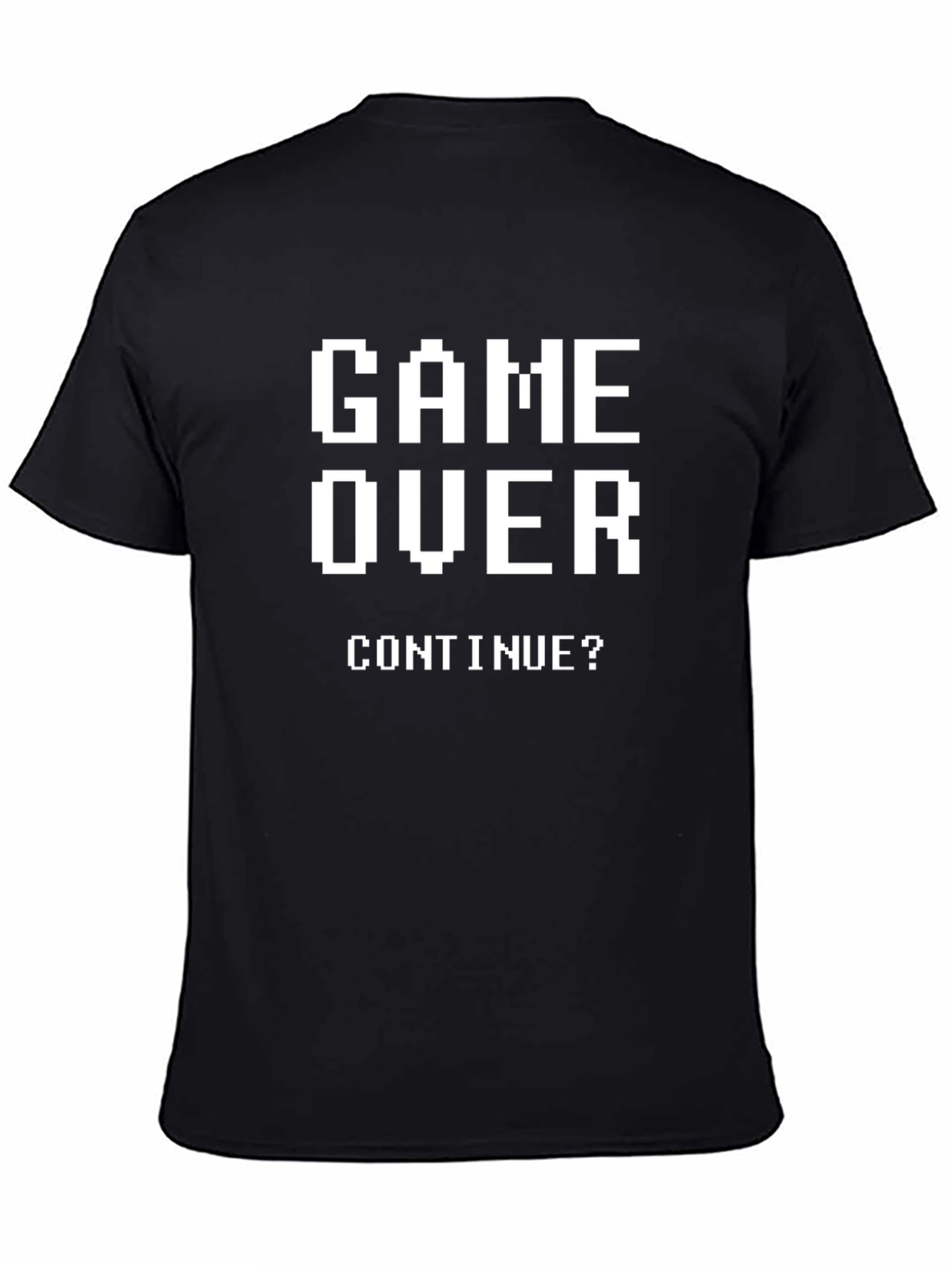 Game Over T-Shirt - Retro Gaming Pixel Design
