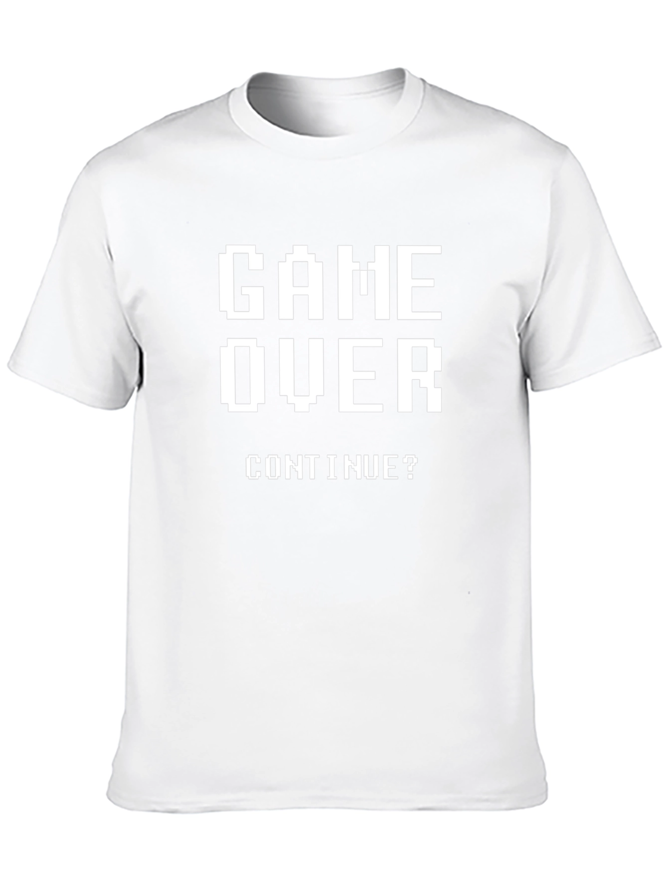 Game Over T-Shirt - Retro Gaming Pixel Design