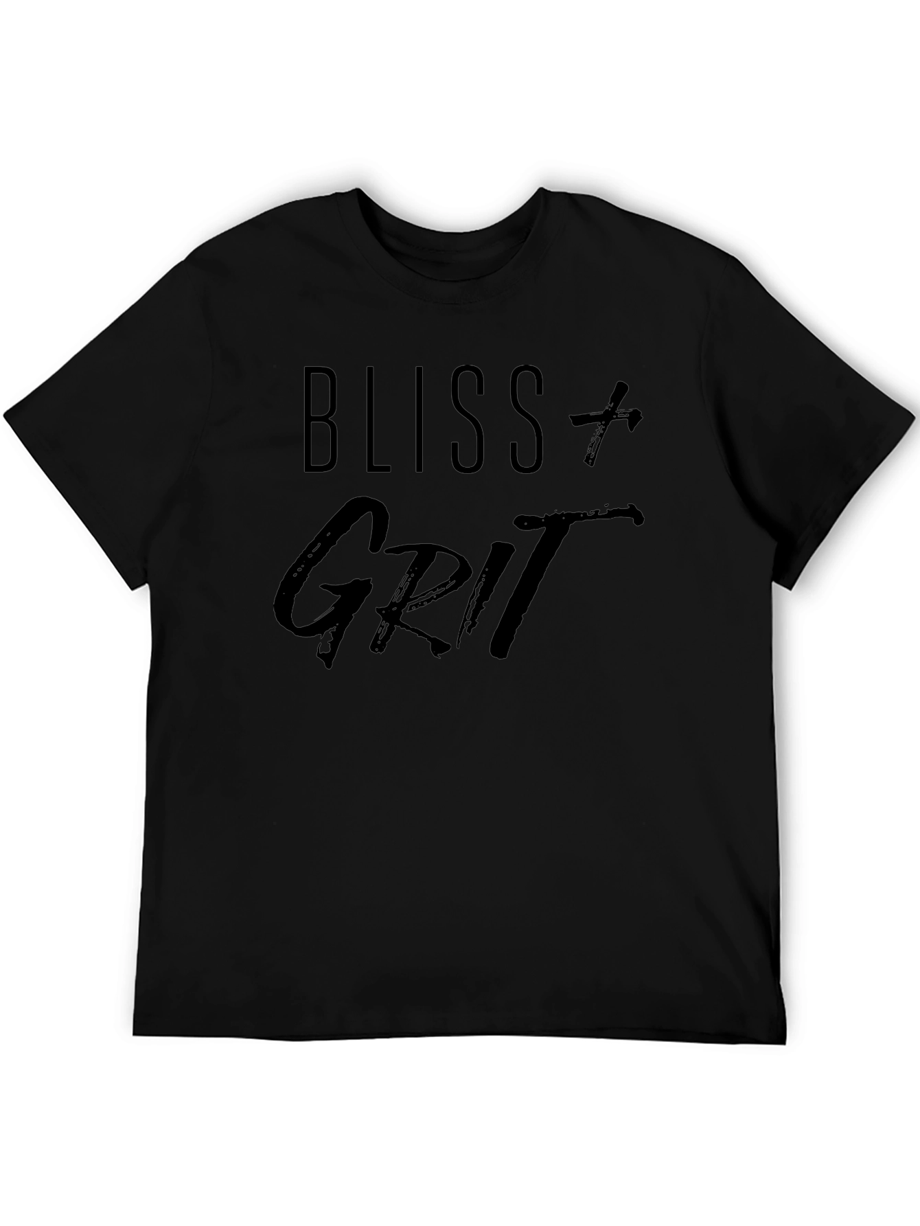 Bliss and Grit Graphic Black T-Shirt