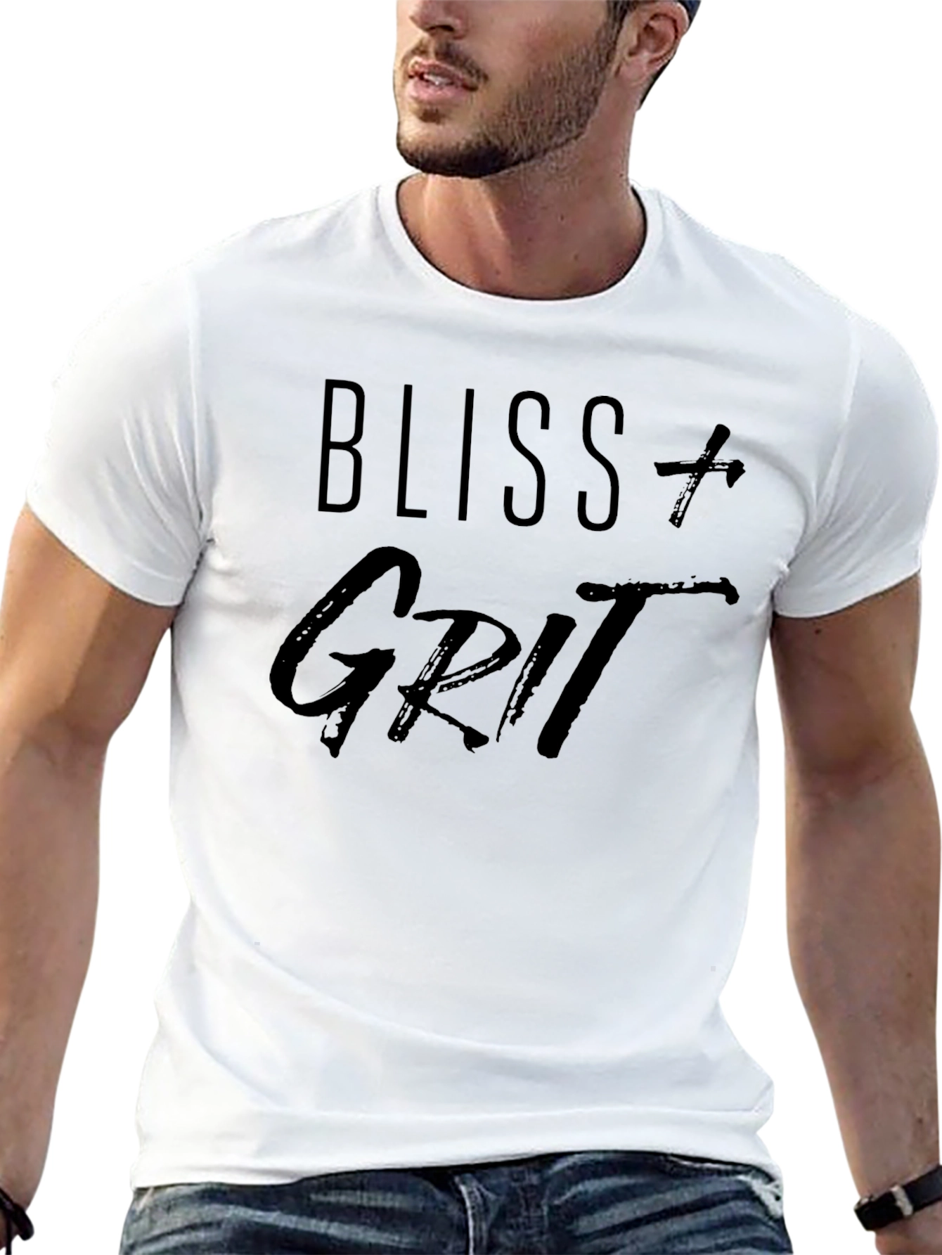Bliss and Grit Graphic Black T-Shirt