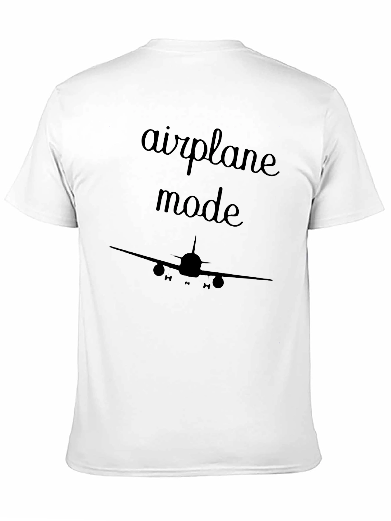 Airplane Mode Black Graphic Tee