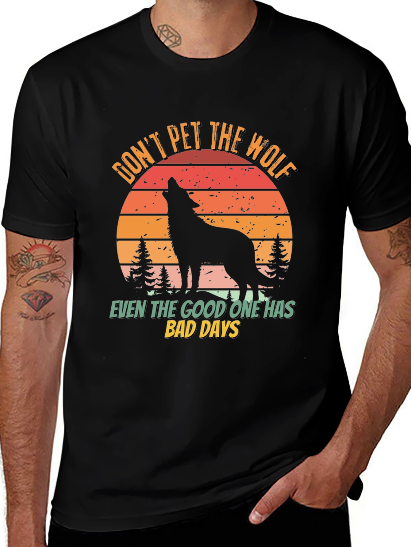 Dont Pet the Wolf Graphic T-Shirt