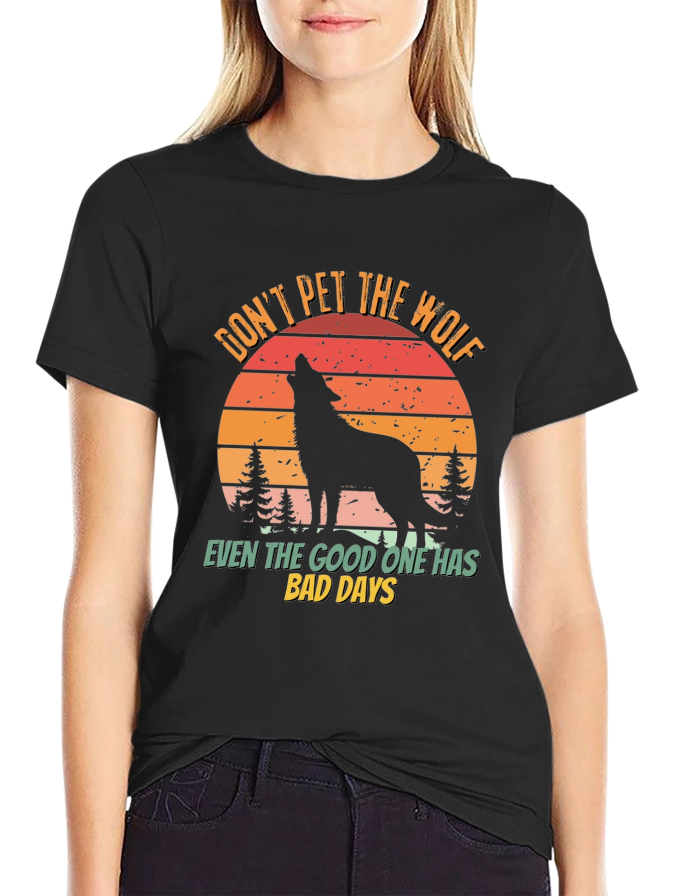 Dont Pet the Wolf Graphic T-Shirt