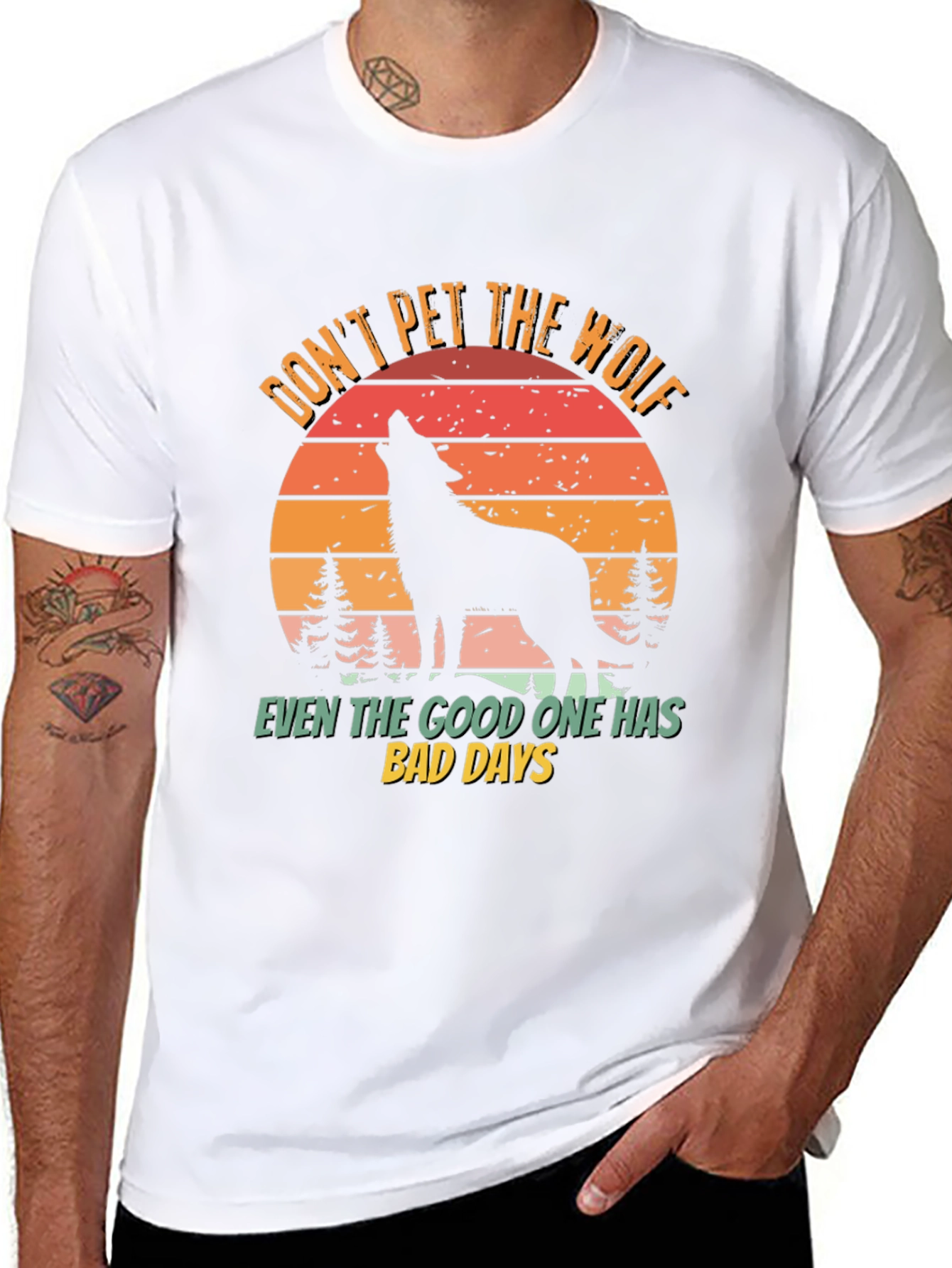 Dont Pet the Wolf Graphic T-Shirt