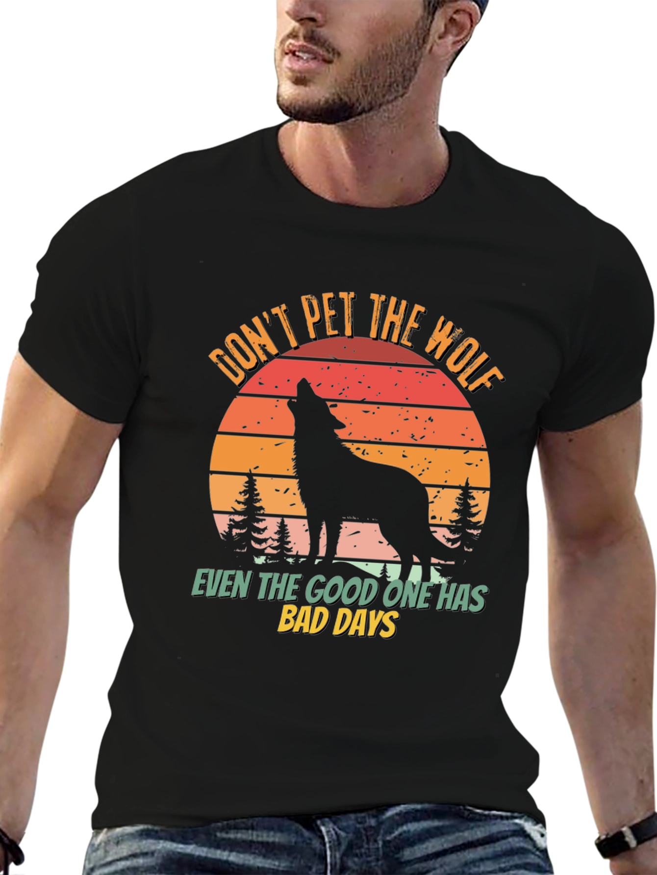 Dont Pet the Wolf Graphic T-Shirt