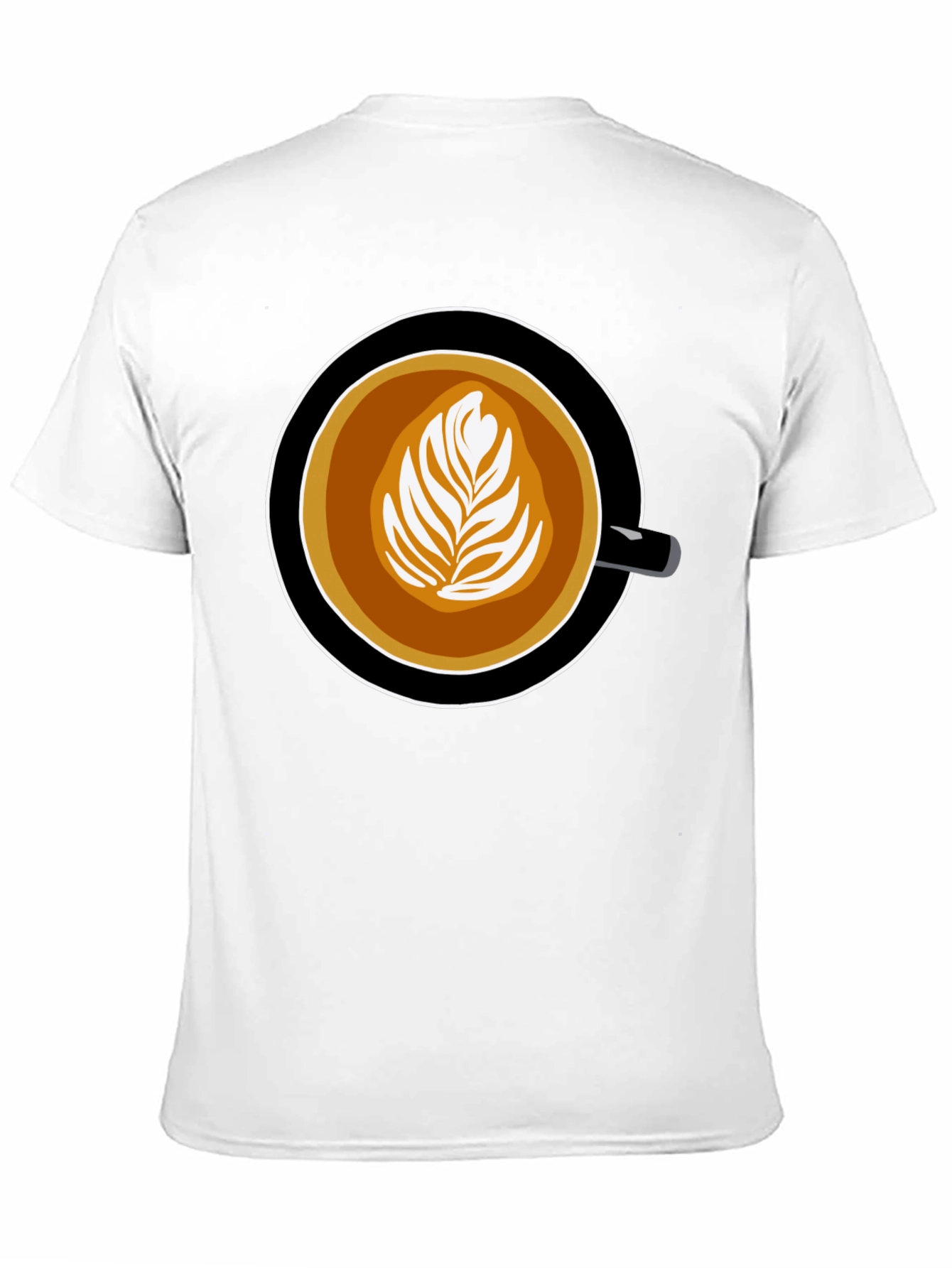 Coffee Art Graphic Tee - Latte Lovers T-Shirt