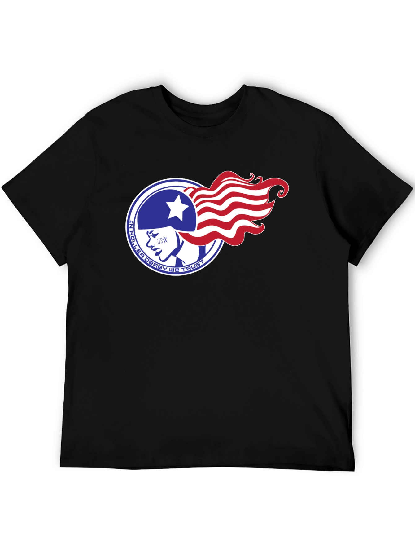 Roller Derby T-Shirt - USA Patriotic Design