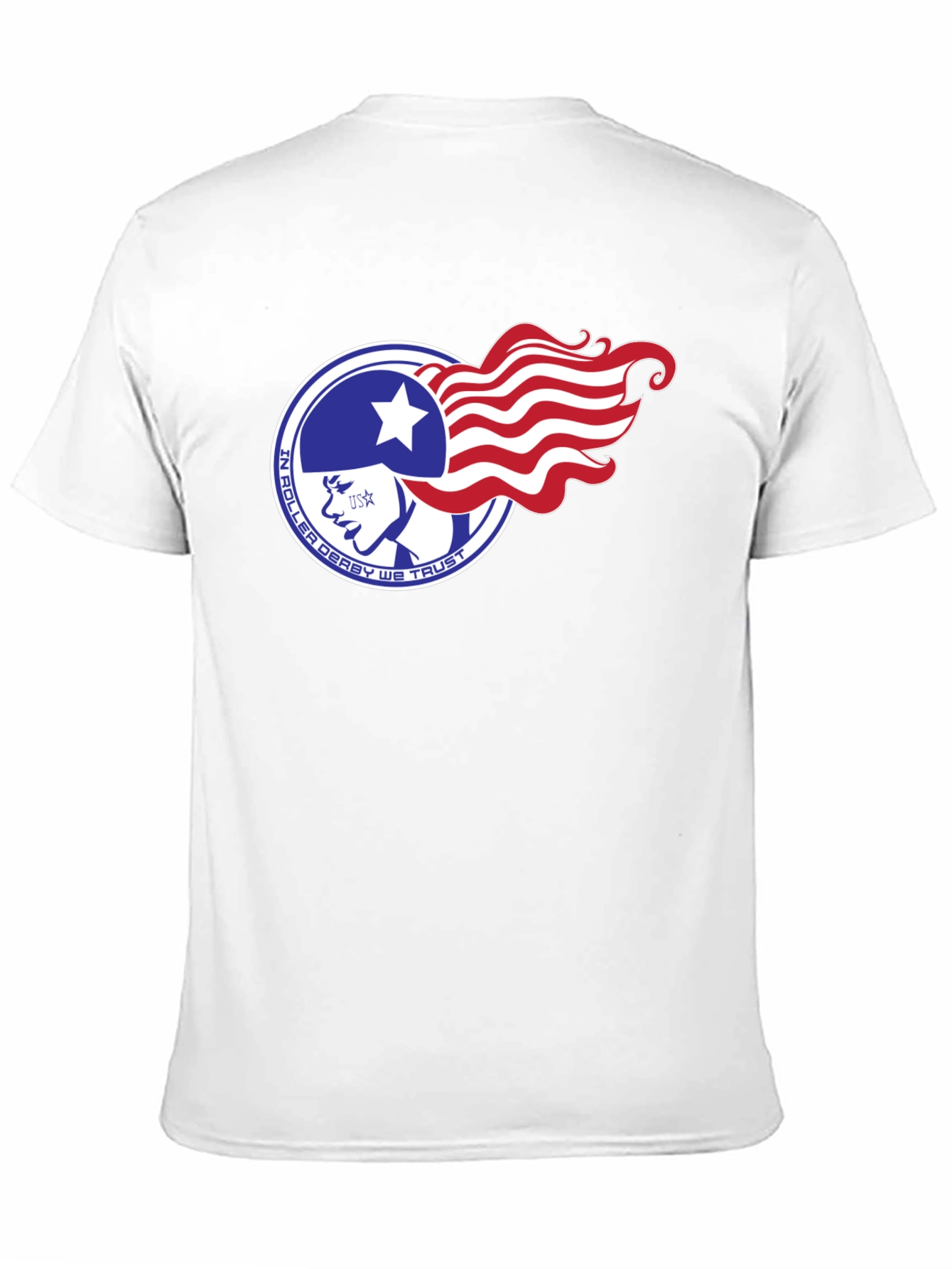Roller Derby T-Shirt - USA Patriotic Design