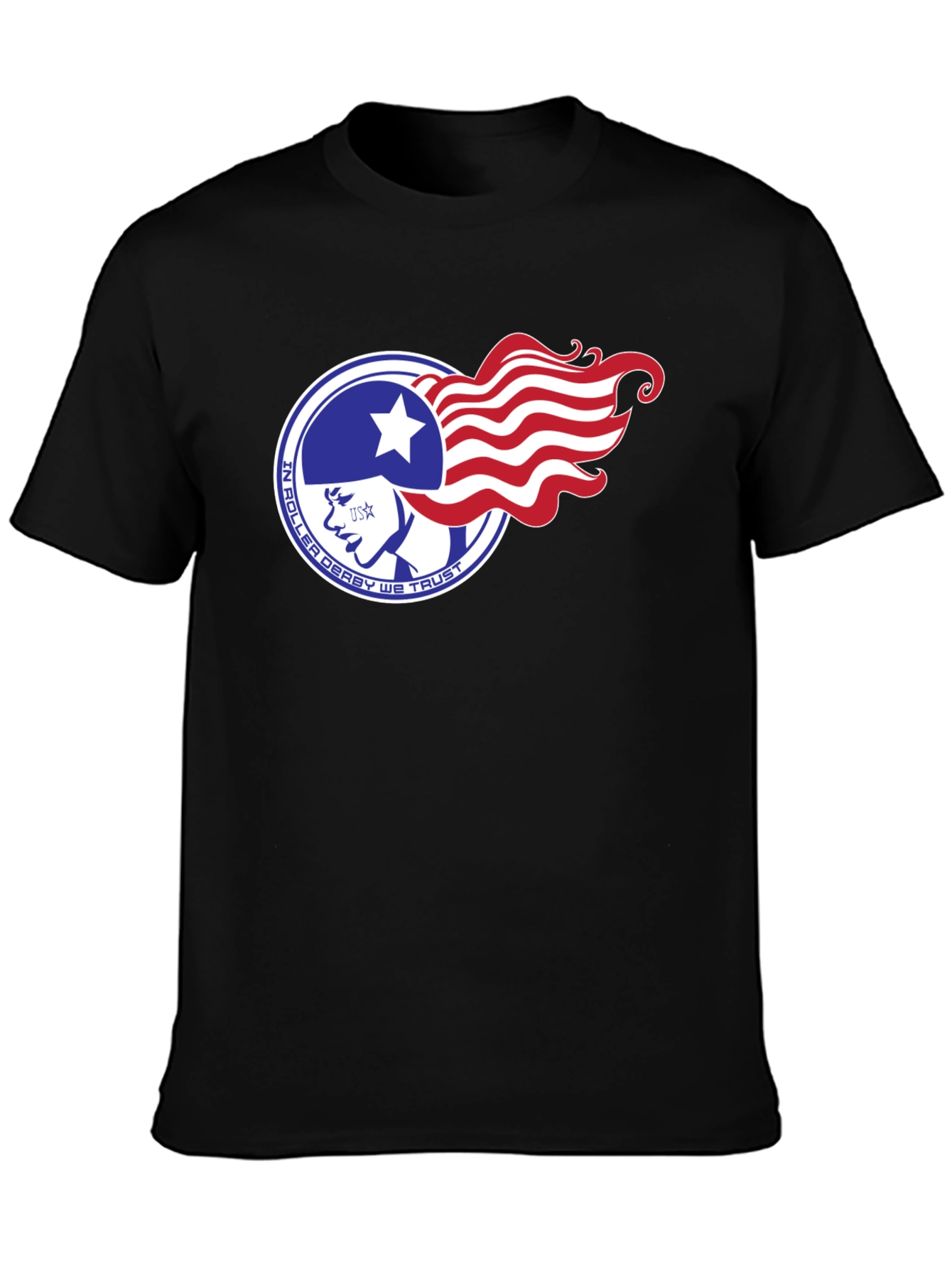 Roller Derby T-Shirt - USA Patriotic Design