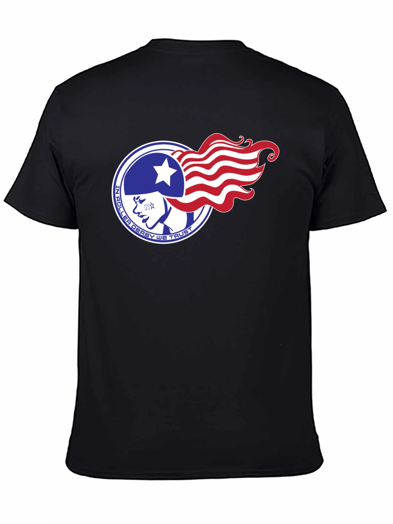 Roller Derby T-Shirt - USA Patriotic Design